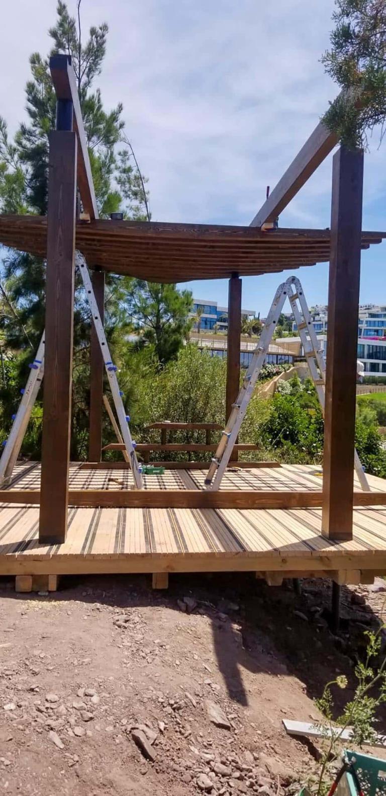 Le Meridien Bodrum Bambudeck ve Pergola Uygulamaları