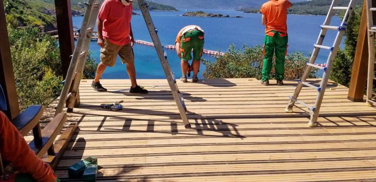 Le Meridien Bodrum Bambudeck ve Pergola Uygulamaları