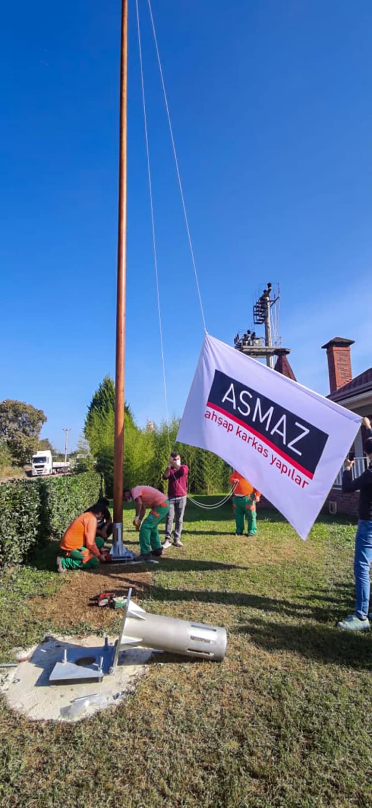 Ahşap Bayrak Direği