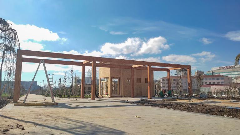 ABB Batıkent Rekreasyon - Giriş Takı Pergolası ve Güvenlik Kulübesi