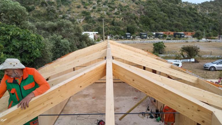 Bodrum Çökertme CLT Konut