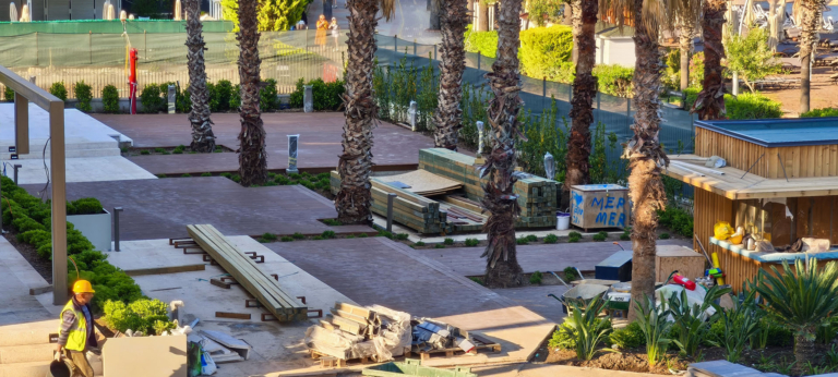 İş Bankası Marmaris Eğitim ve Dinlenme Tesisi - Bambudeck Zemin Döşemesi