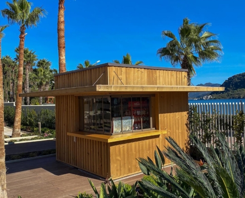 İş Bankası Eğitim ve Dinlenme Tesisi - Kiosk Strüktürleri