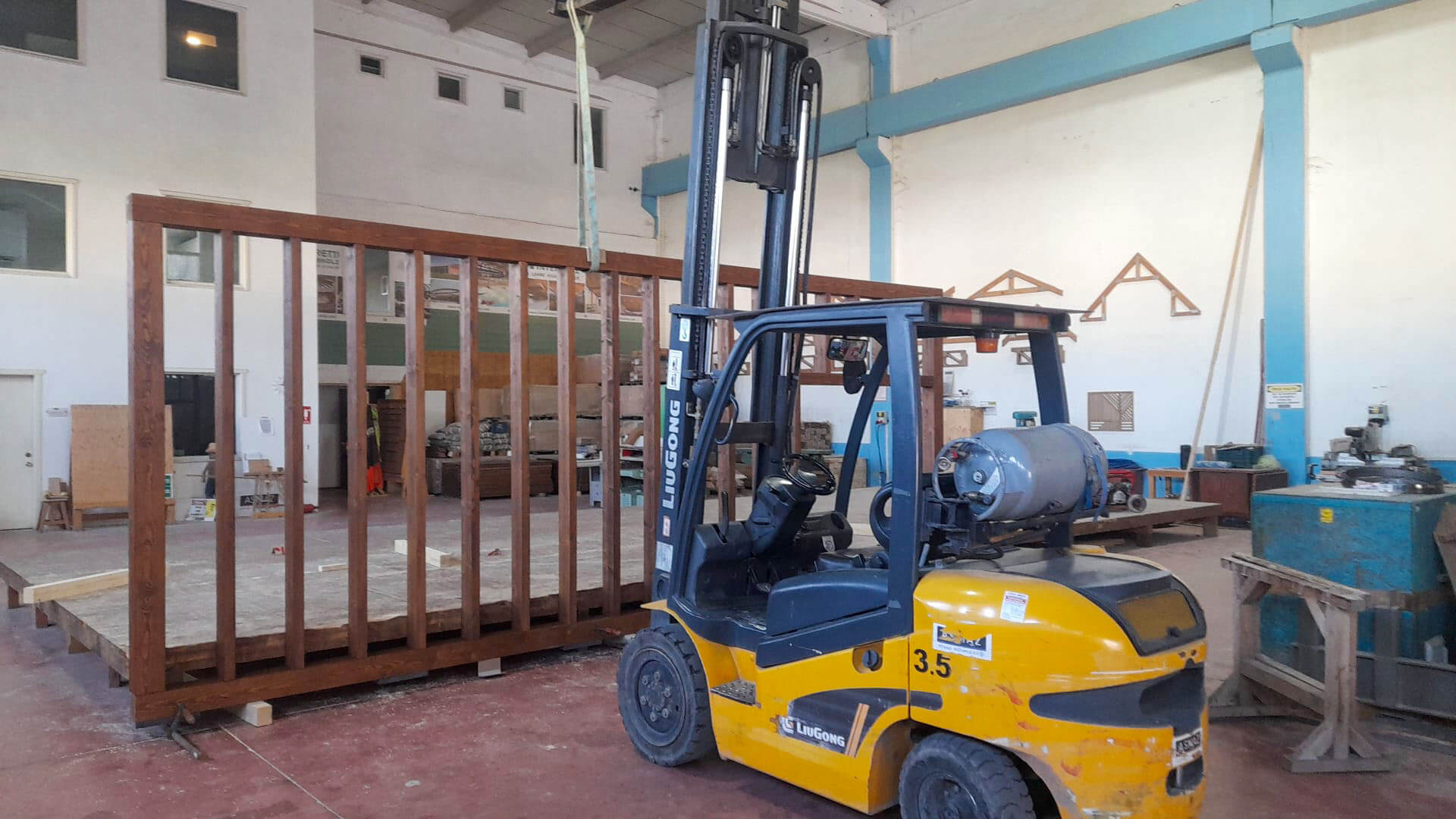 İş Bankası Marmaris Eğitim ve Dinlenme Tesisi - Açık Mutfak Pergola Strüktürü
