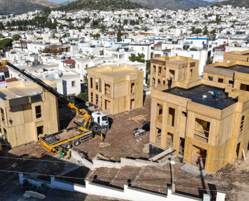 Gülhan Muslu Konakları – CLT Yapı Montajı