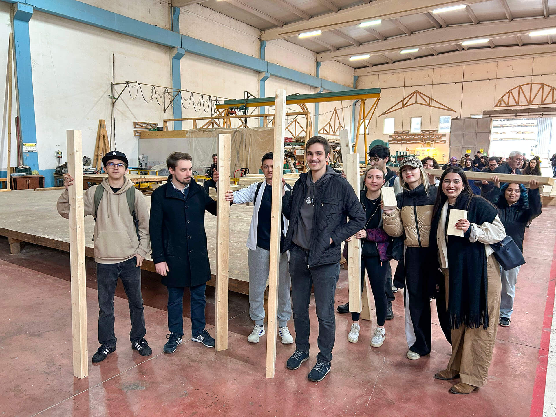 Marmara Üniversitesi Design+Build 1/1 Timber Workshop