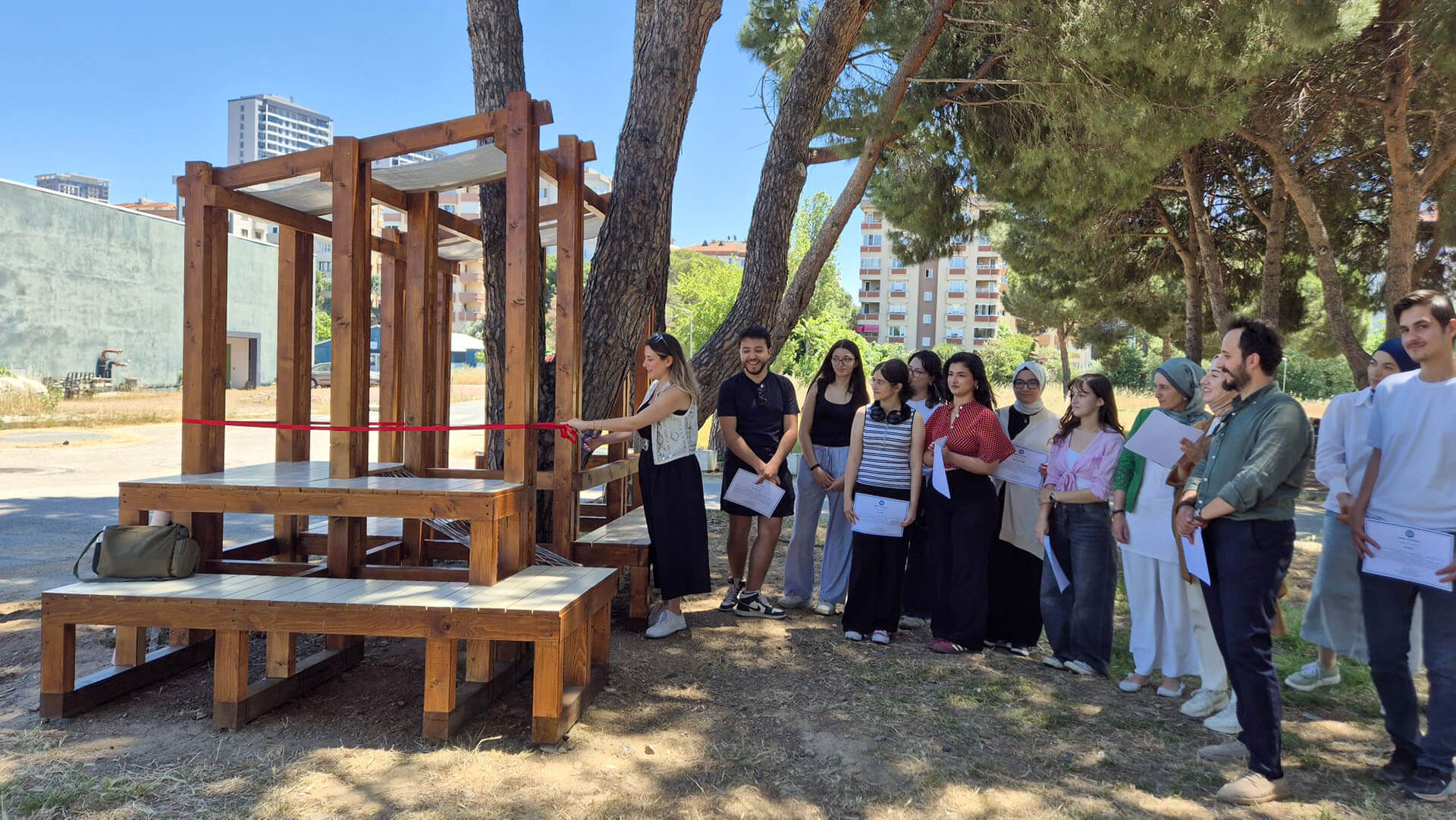 Marmara Üniversitesi Design+Build 1/1 Timber Workshop