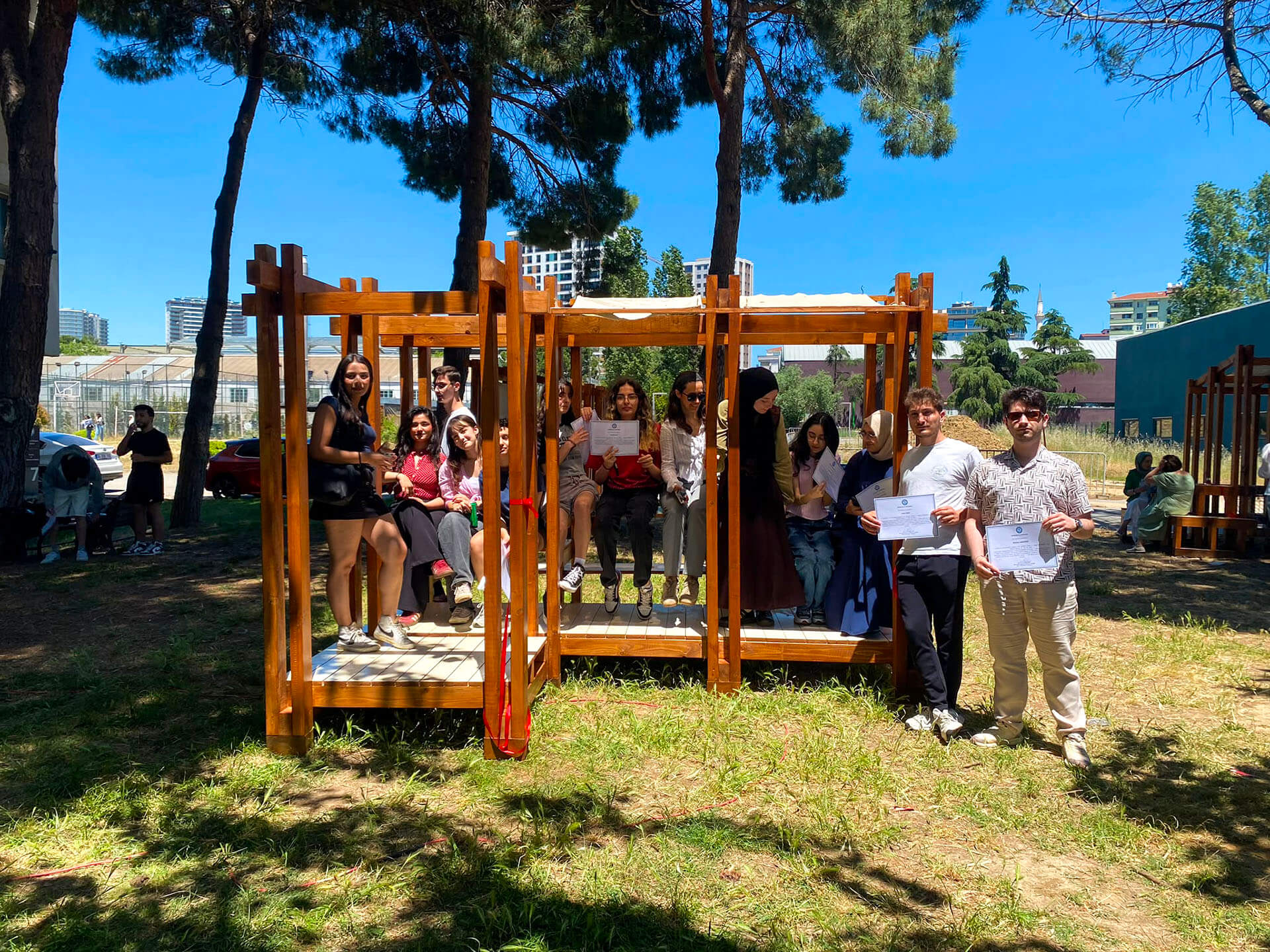 Marmara Üniversitesi Design+Build 1/1 Timber Workshop