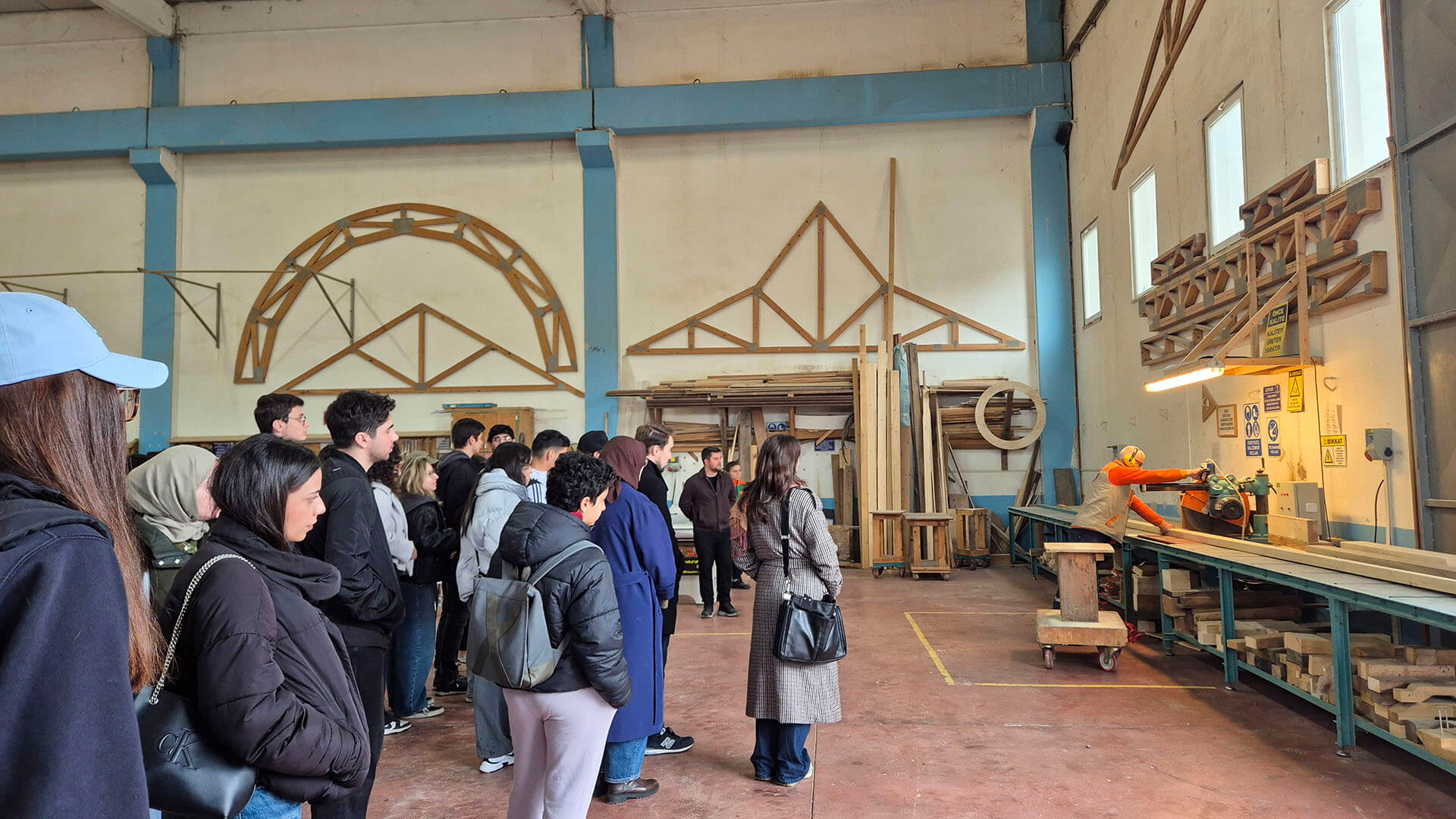 Marmara Üniversitesi Design+Build 1/1 Timber Workshop