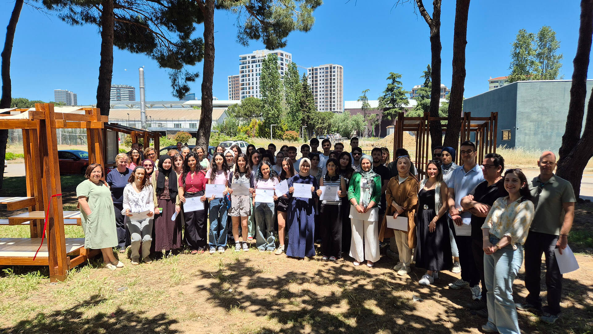 Marmara Üniversitesi Design+Build 1/1 Timber Workshop