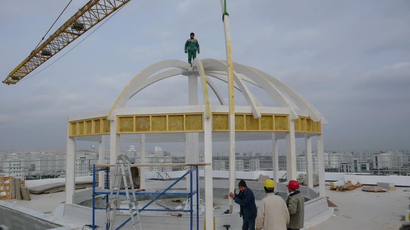 Ahşap Kubbe Türkmenistan