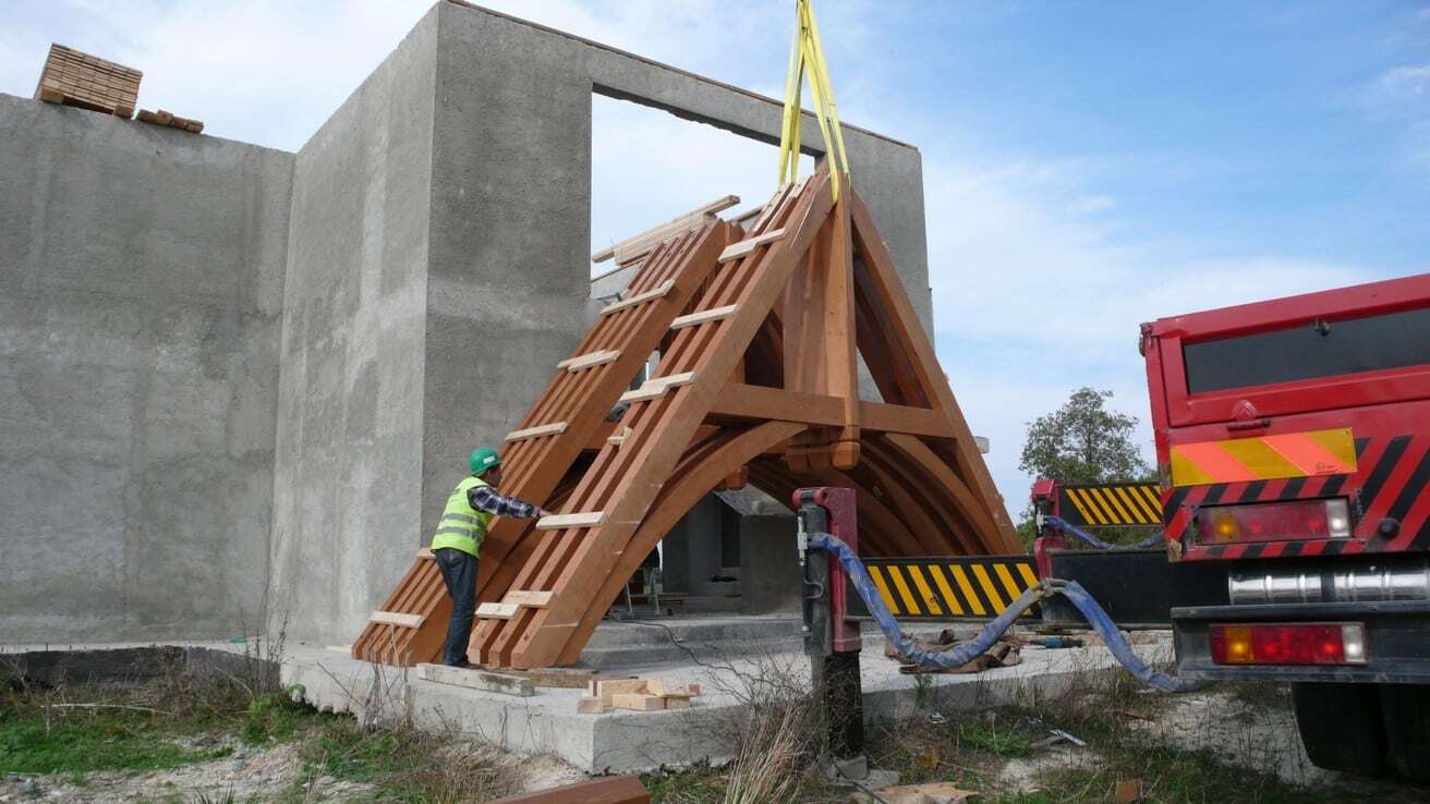 Ahşap Karkas Çatı Strüktürü Durusu Park