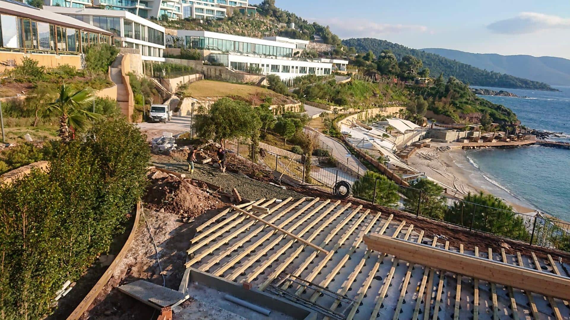 Le Meridien Bodrum Bambudeck ve Pergola Uygulamaları