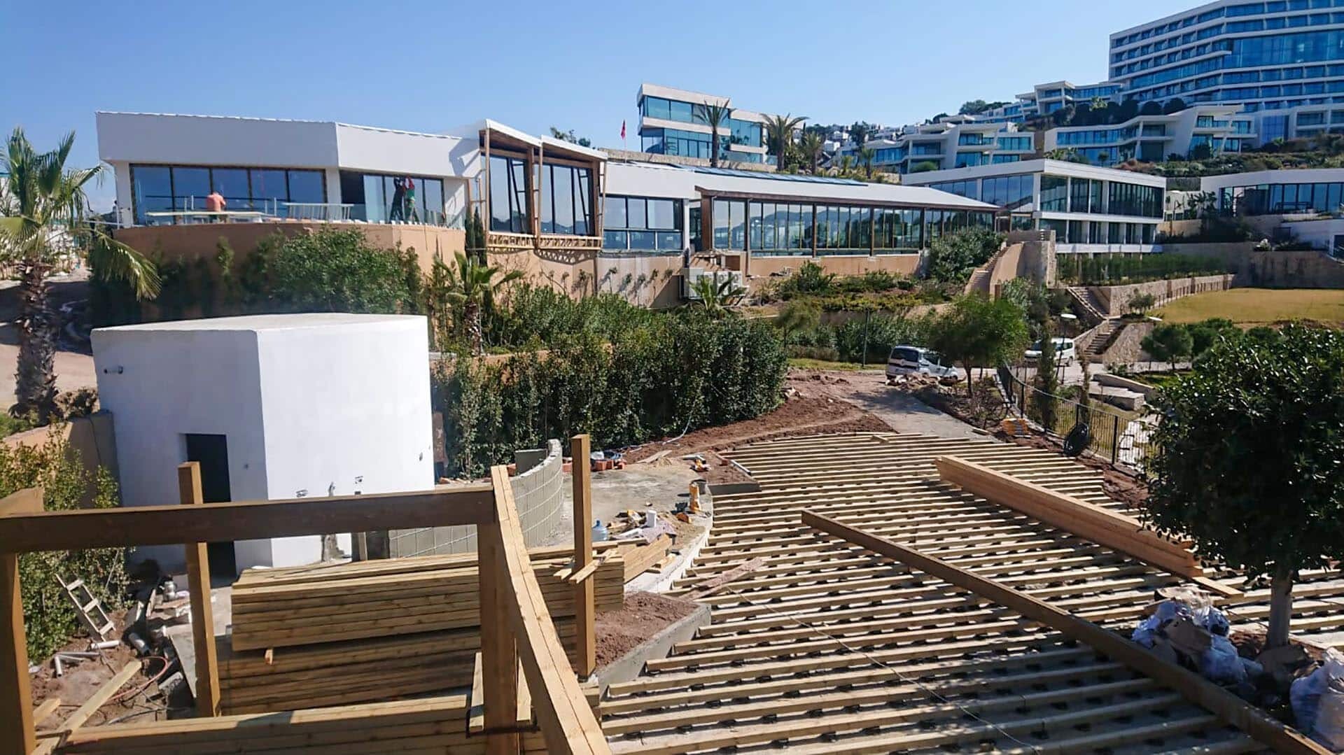 Le Meridien Bodrum Bambudeck ve Pergola Uygulamaları