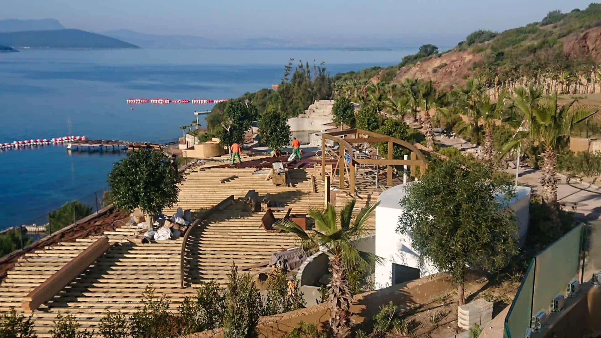 Le Meridien Bodrum Bambudeck ve Pergola Uygulamaları