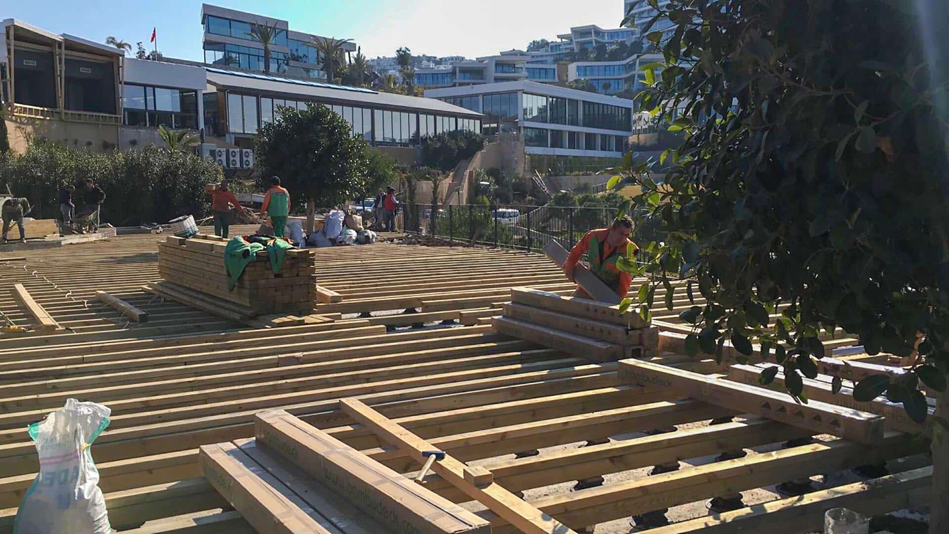 Le Meridien Bodrum Bambudeck ve Pergola Uygulamaları