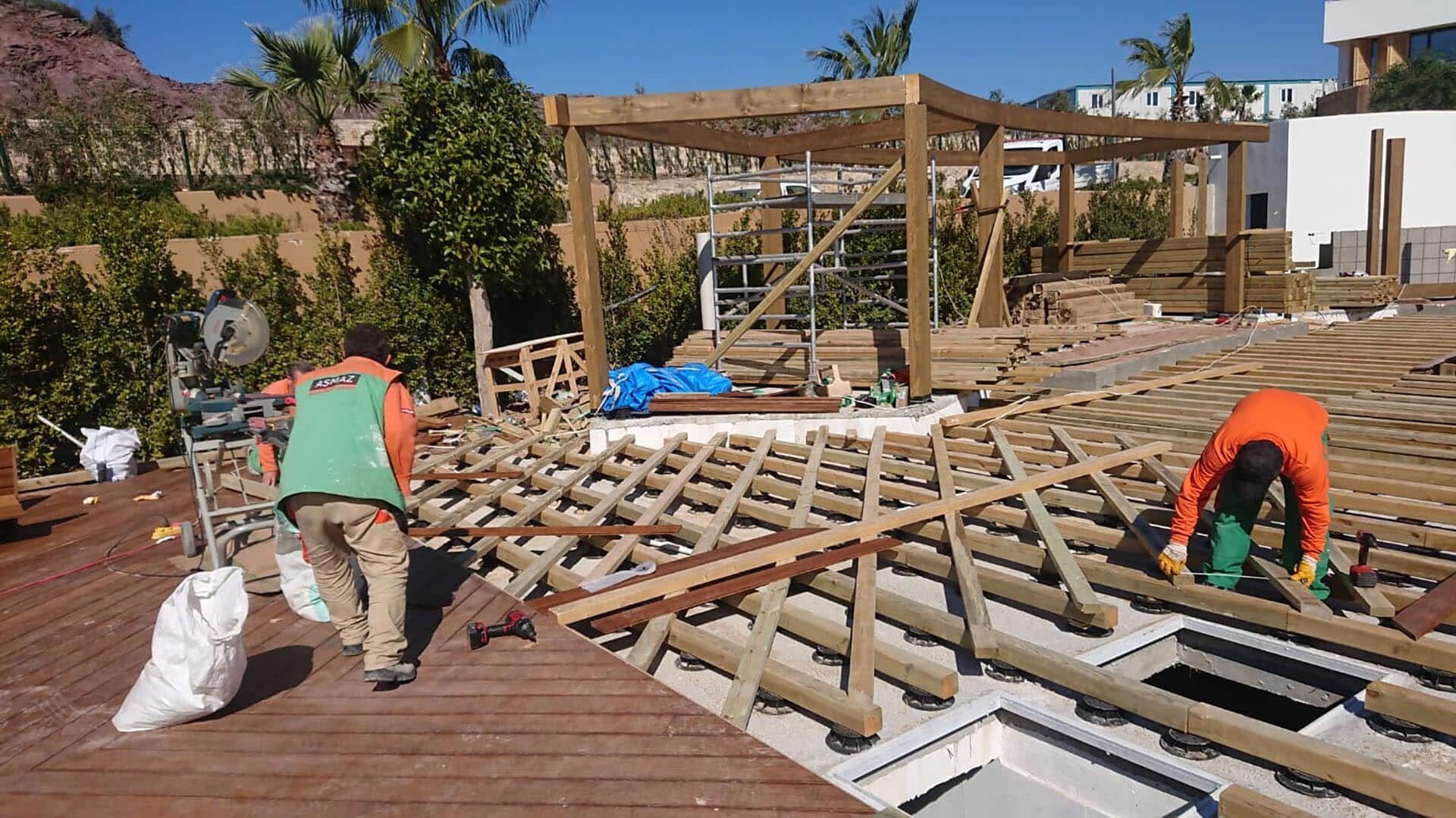 Le Meridien Bodrum Bambudeck ve Pergola Uygulamaları