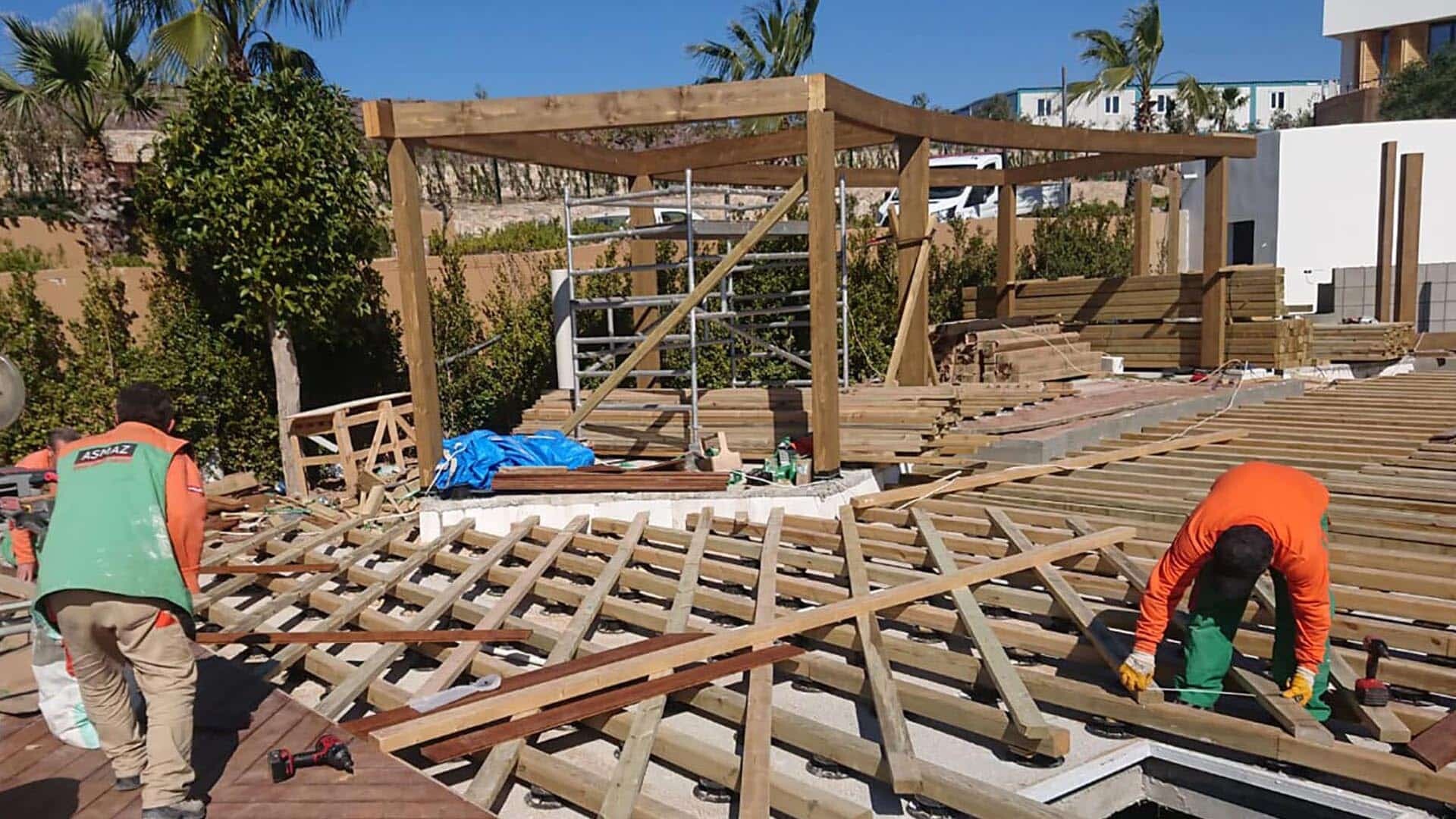 Le Meridien Bodrum Bambudeck ve Pergola Uygulamaları