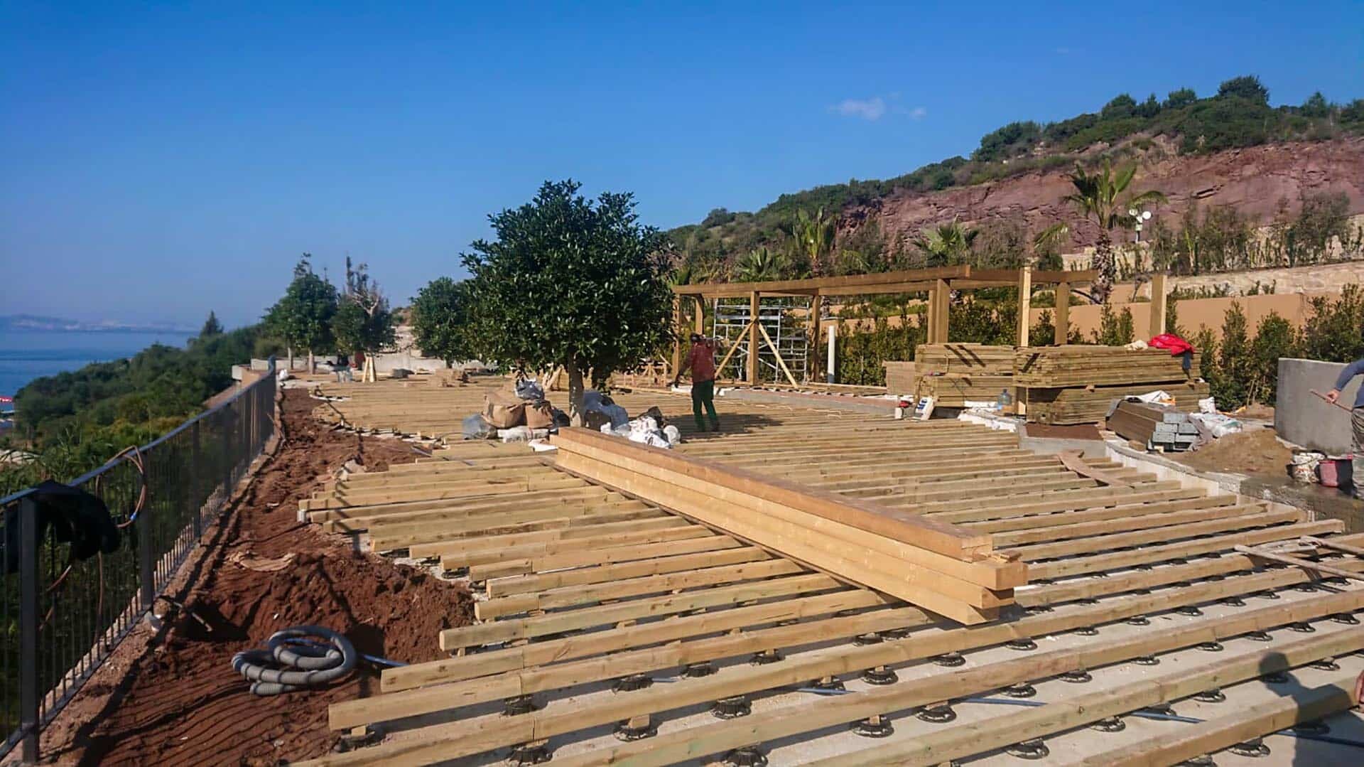 Le Meridien Bodrum Bambudeck ve Pergola Uygulamaları