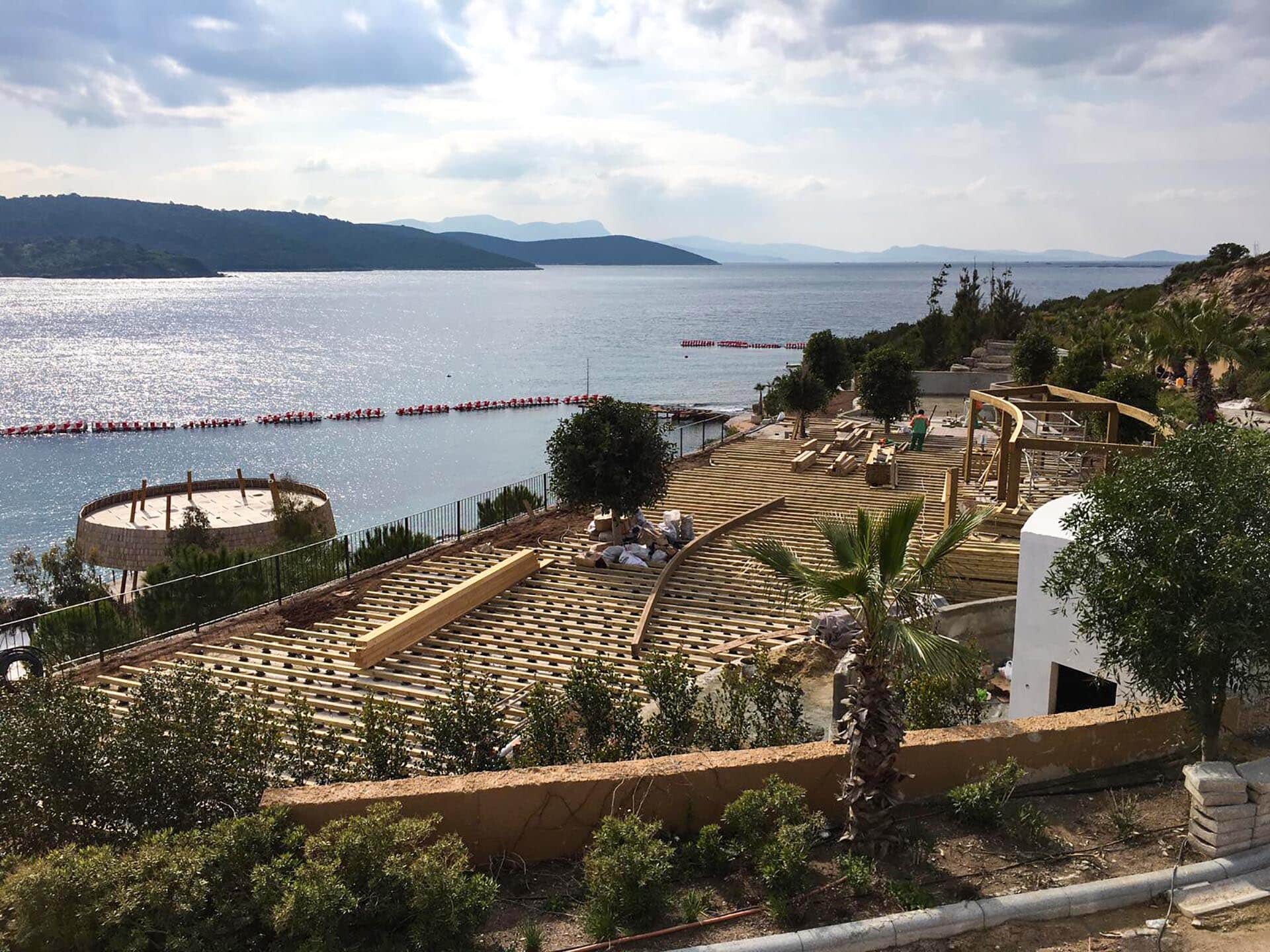 Le Meridien Bodrum Bambudeck ve Pergola Uygulamaları