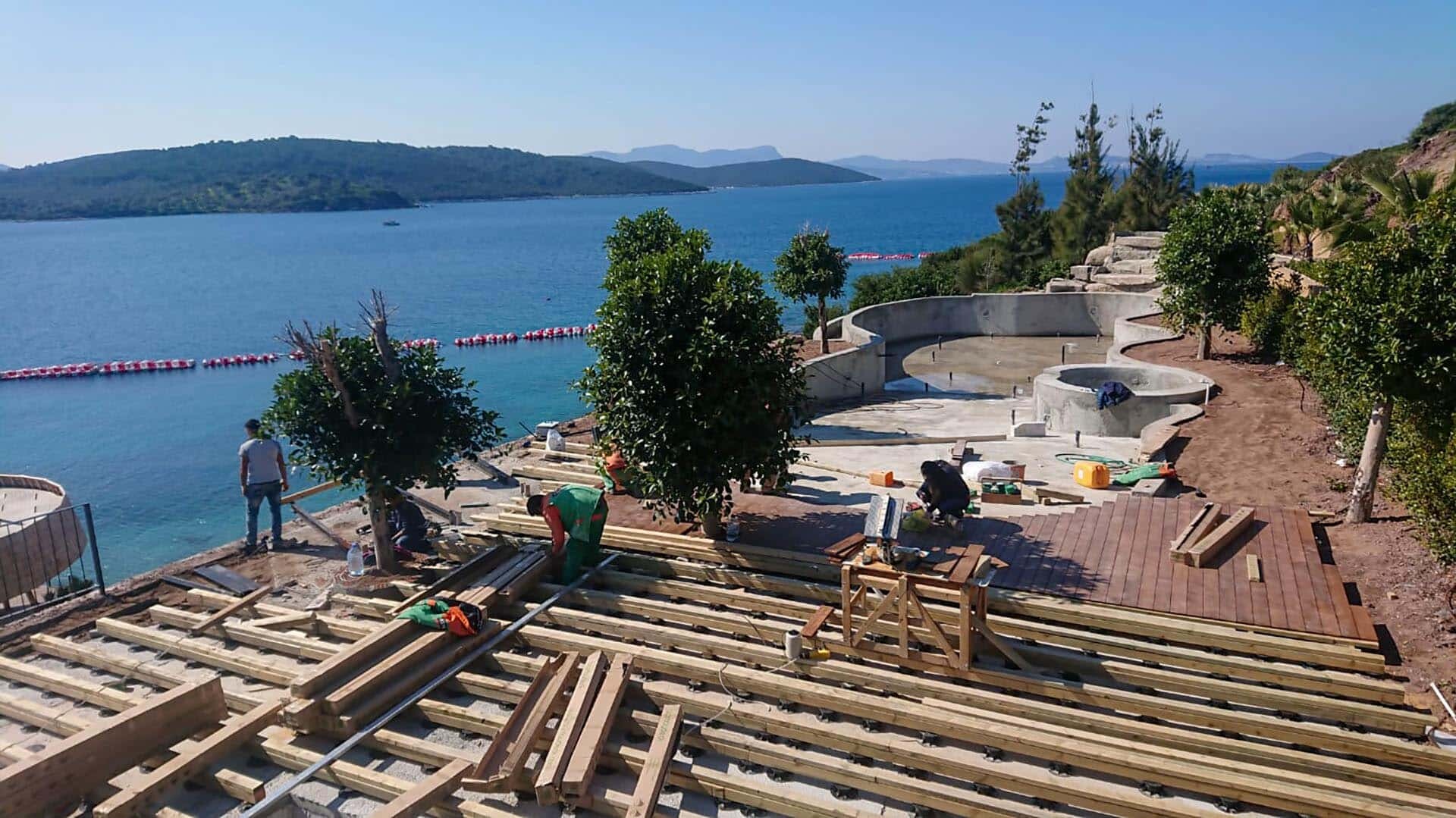 Le Meridien Bodrum Bambudeck ve Pergola Uygulamaları