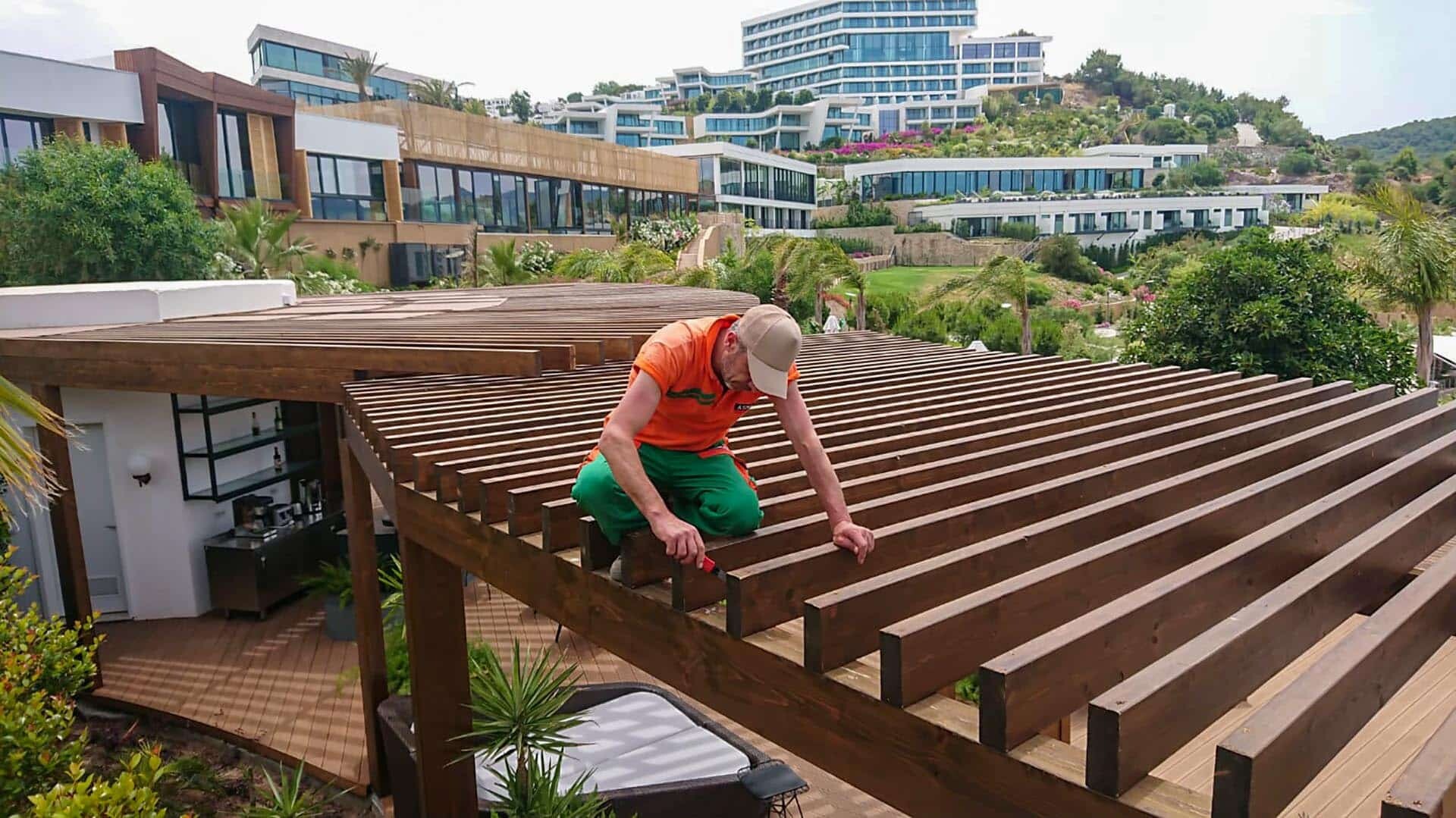 Le Meridien Bodrum Bambudeck ve Pergola Uygulamaları