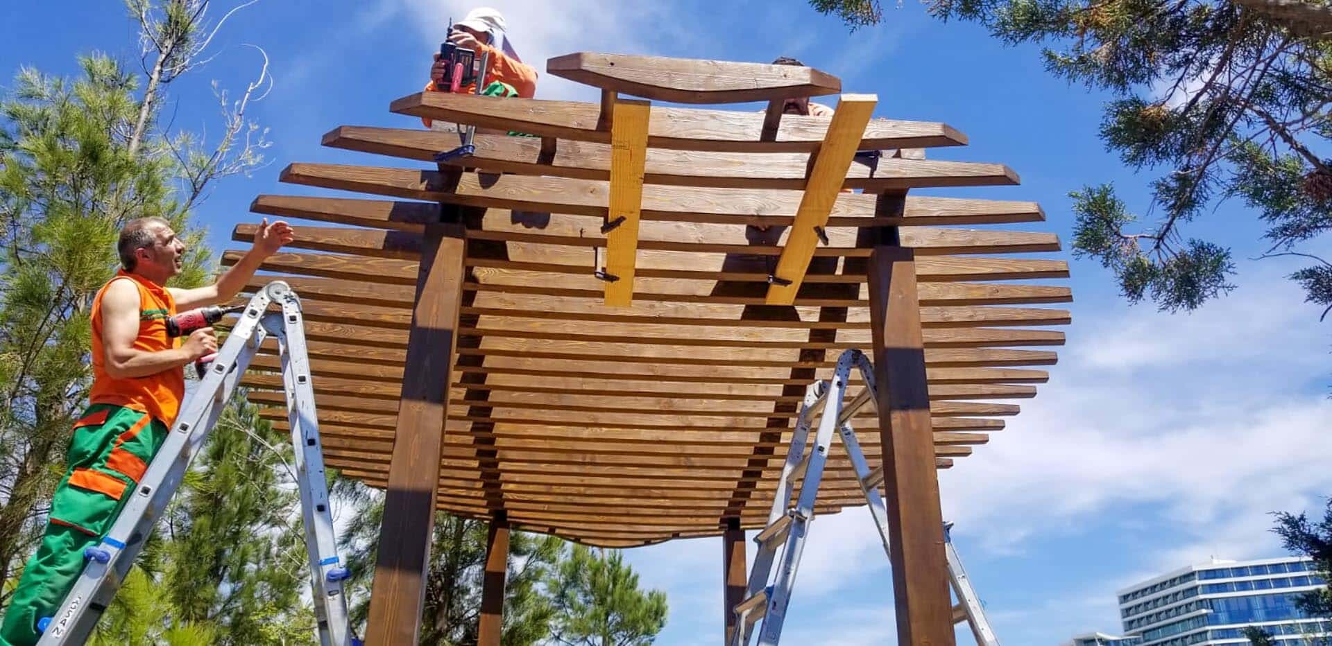 Le Meridien Bodrum Bambudeck ve Pergola Uygulamaları