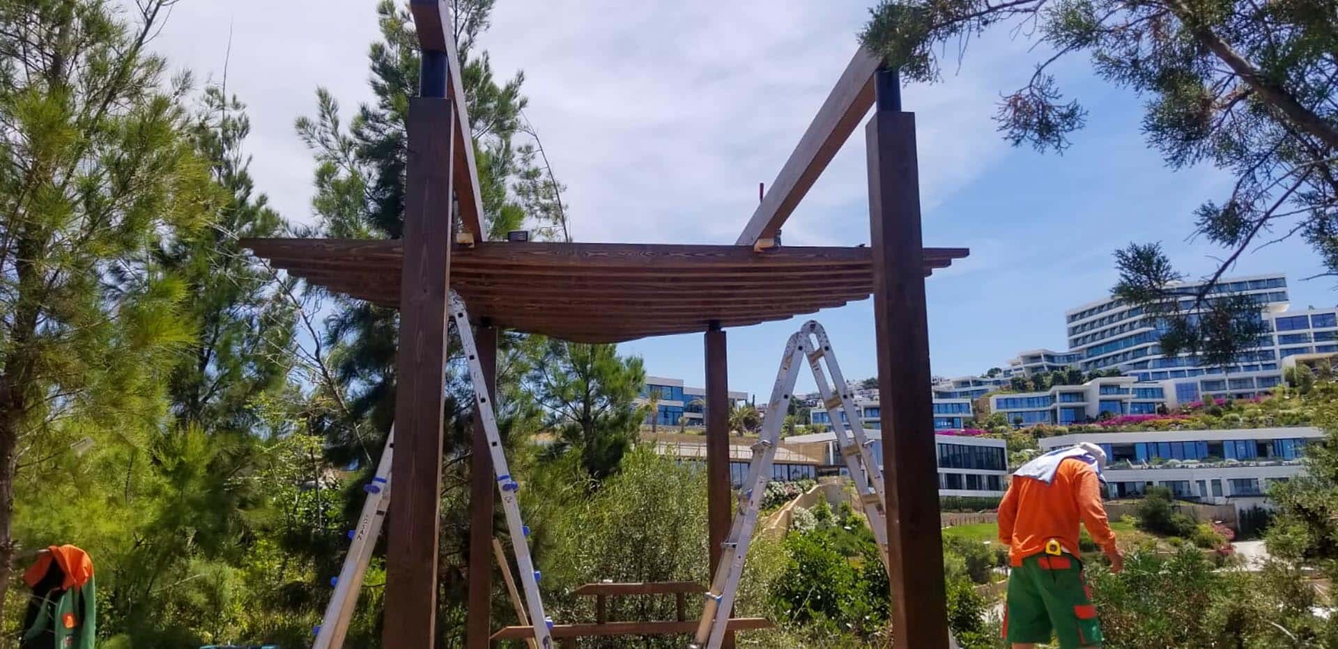 Le Meridien Bodrum Bambudeck ve Pergola Uygulamaları