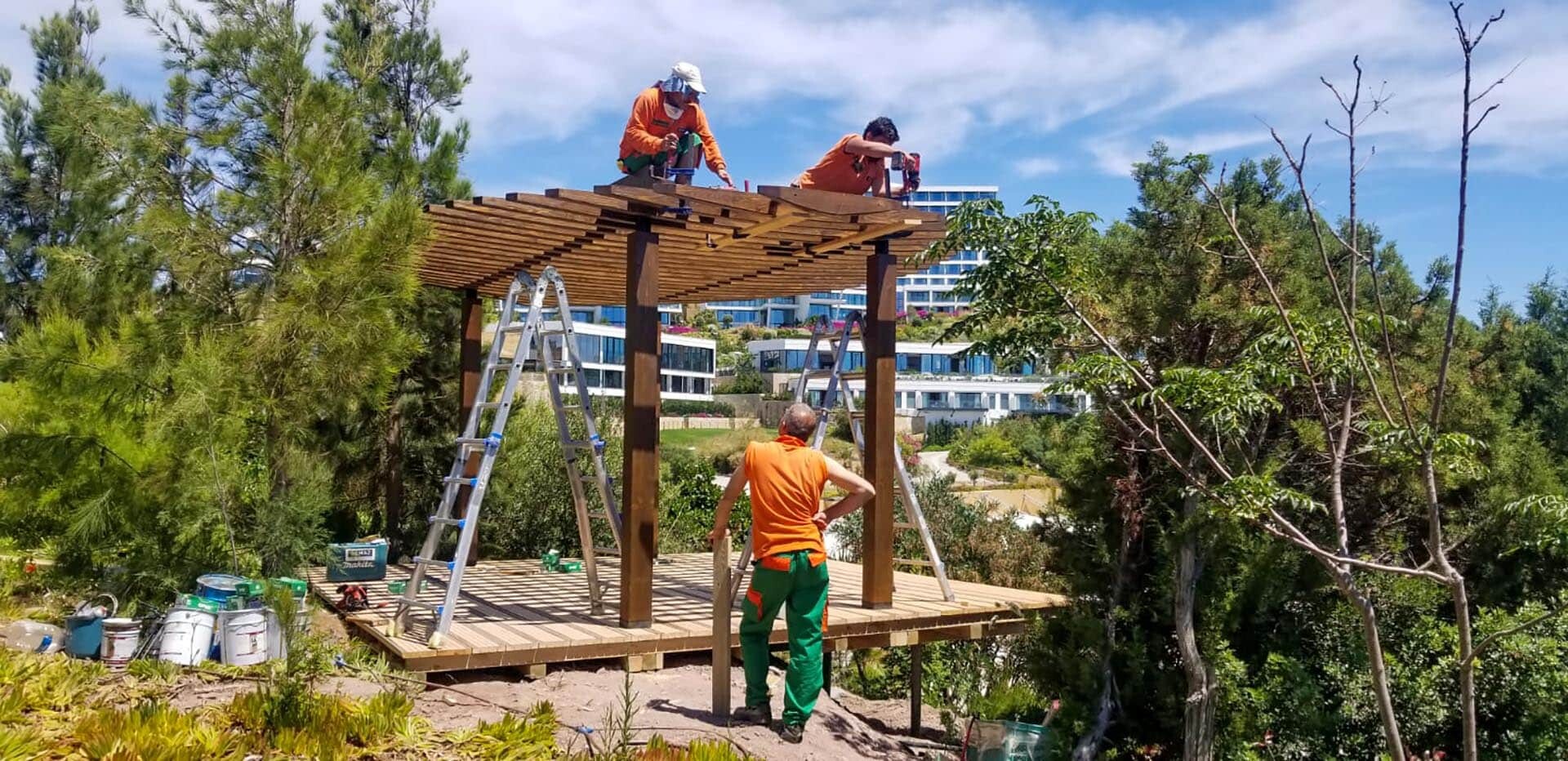 Le Meridien Bodrum Bambudeck ve Pergola Uygulamaları