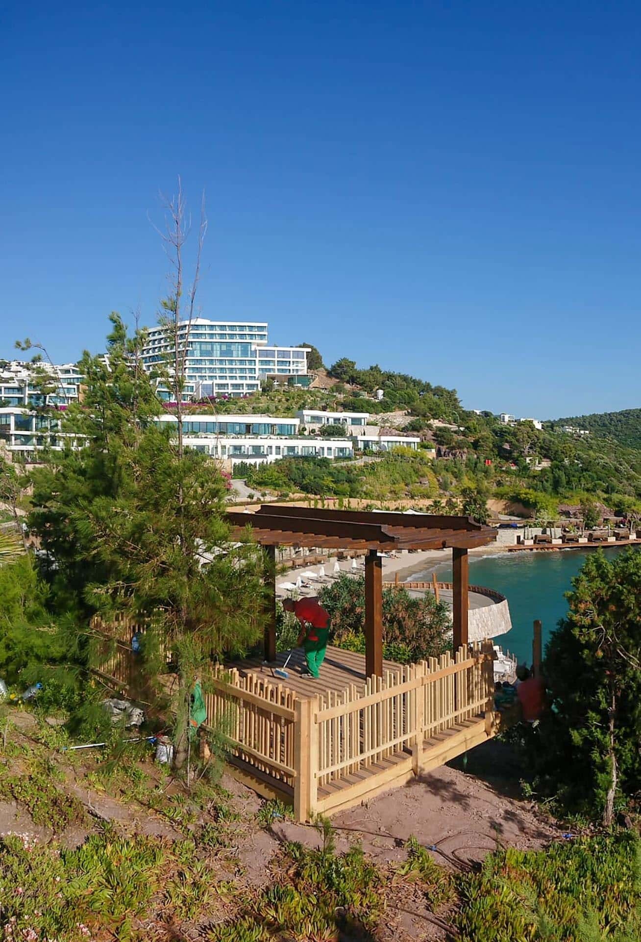 Le Meridien Bodrum Bambudeck ve Pergola Uygulamaları