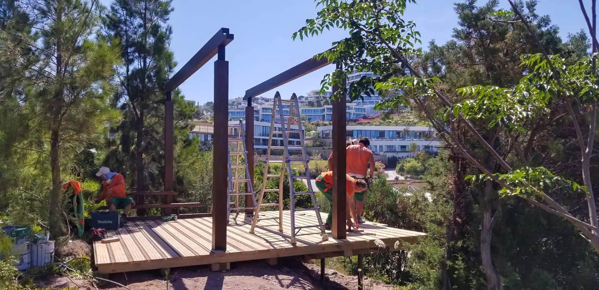 Le Meridien Bodrum Bambudeck ve Pergola Uygulamaları