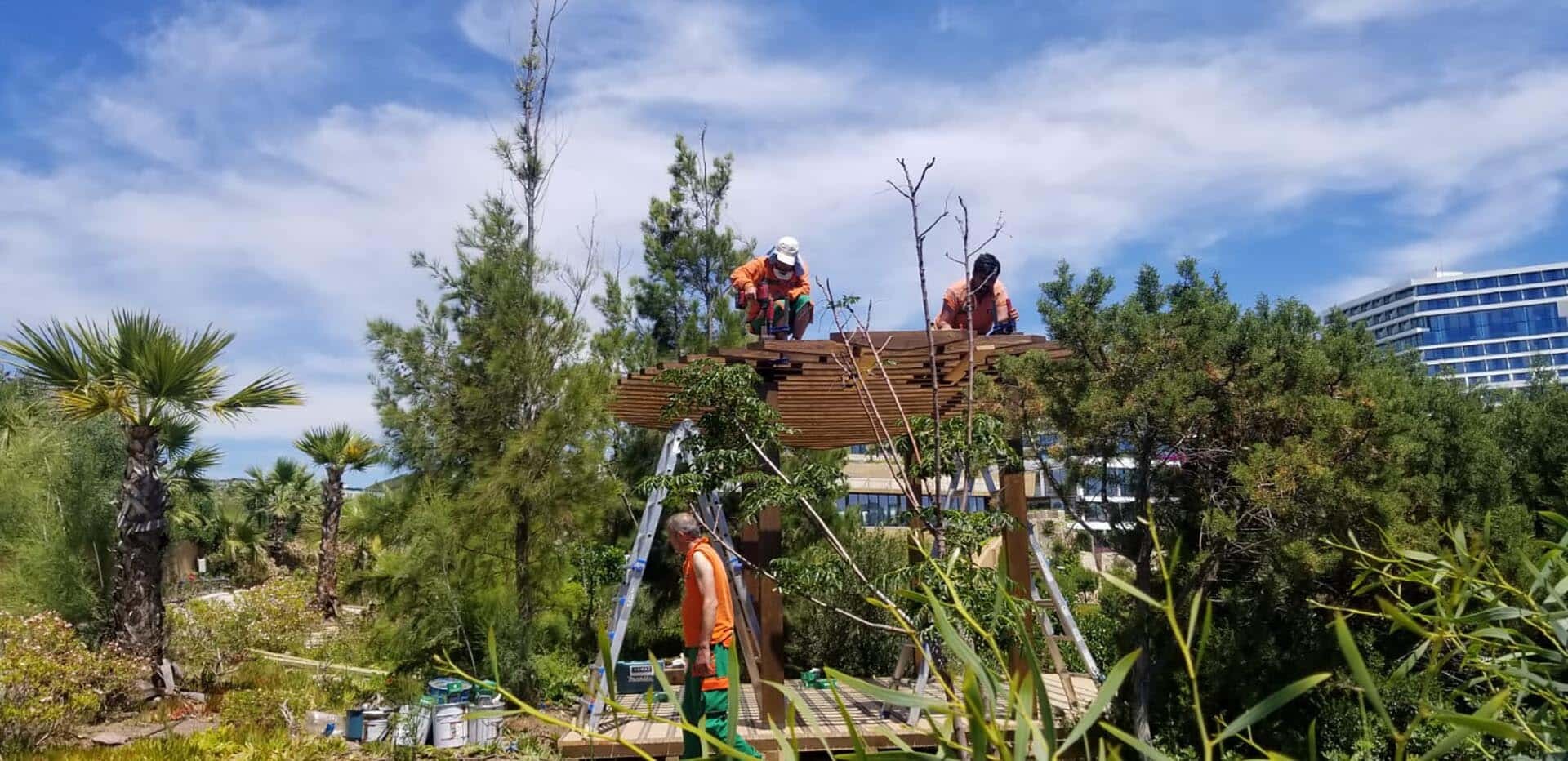 Le Meridien Bodrum Bambudeck ve Pergola Uygulamaları