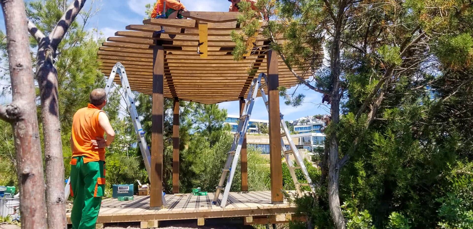 Le Meridien Bodrum Bambudeck ve Pergola Uygulamaları