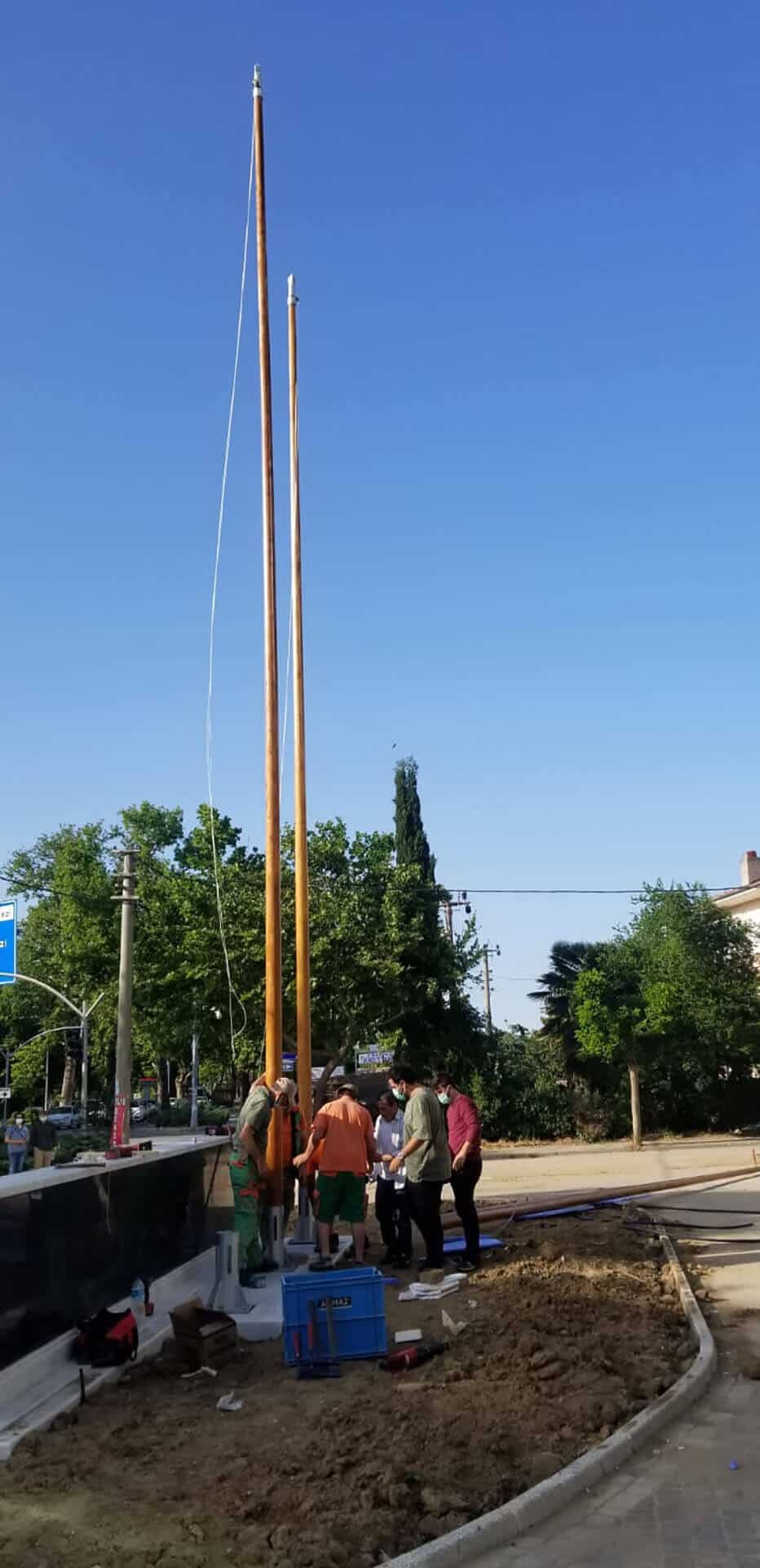 Ahşap Bayrak Direkleri Yalova Ticaret ve Sanayi Odası