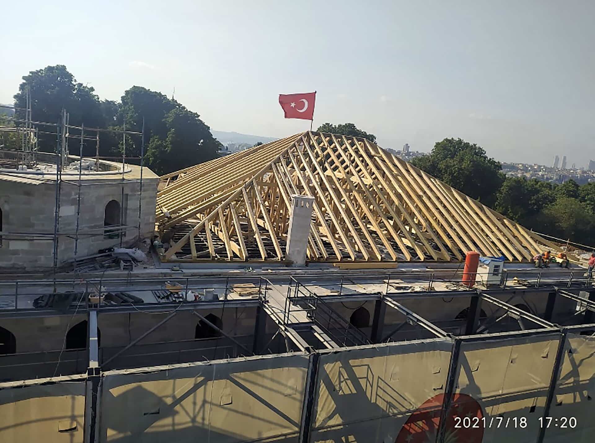 Topkapı Sarayı Müzesi Fatih Köşkü Çatısı Rekonstrüksiyon