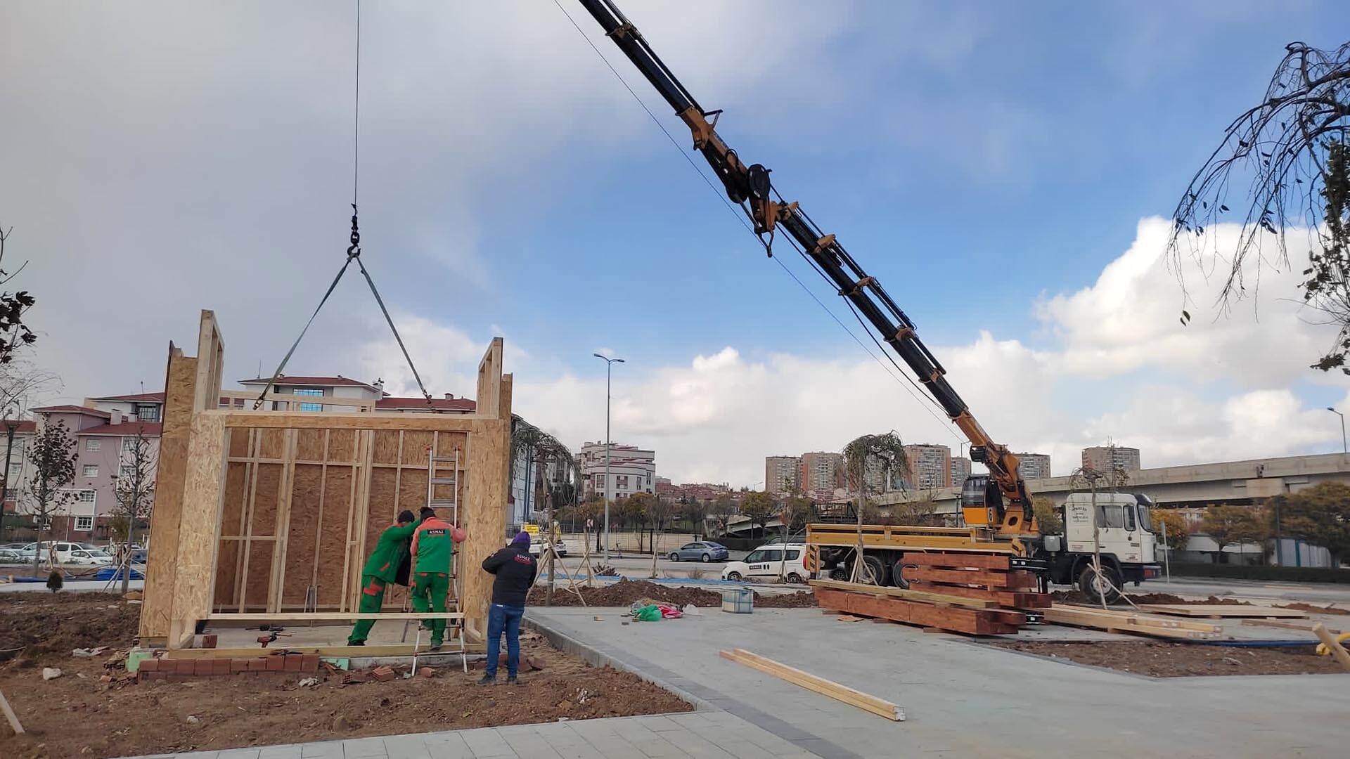 ABB Batıkent Rekreasyon - Giriş Takı Pergola