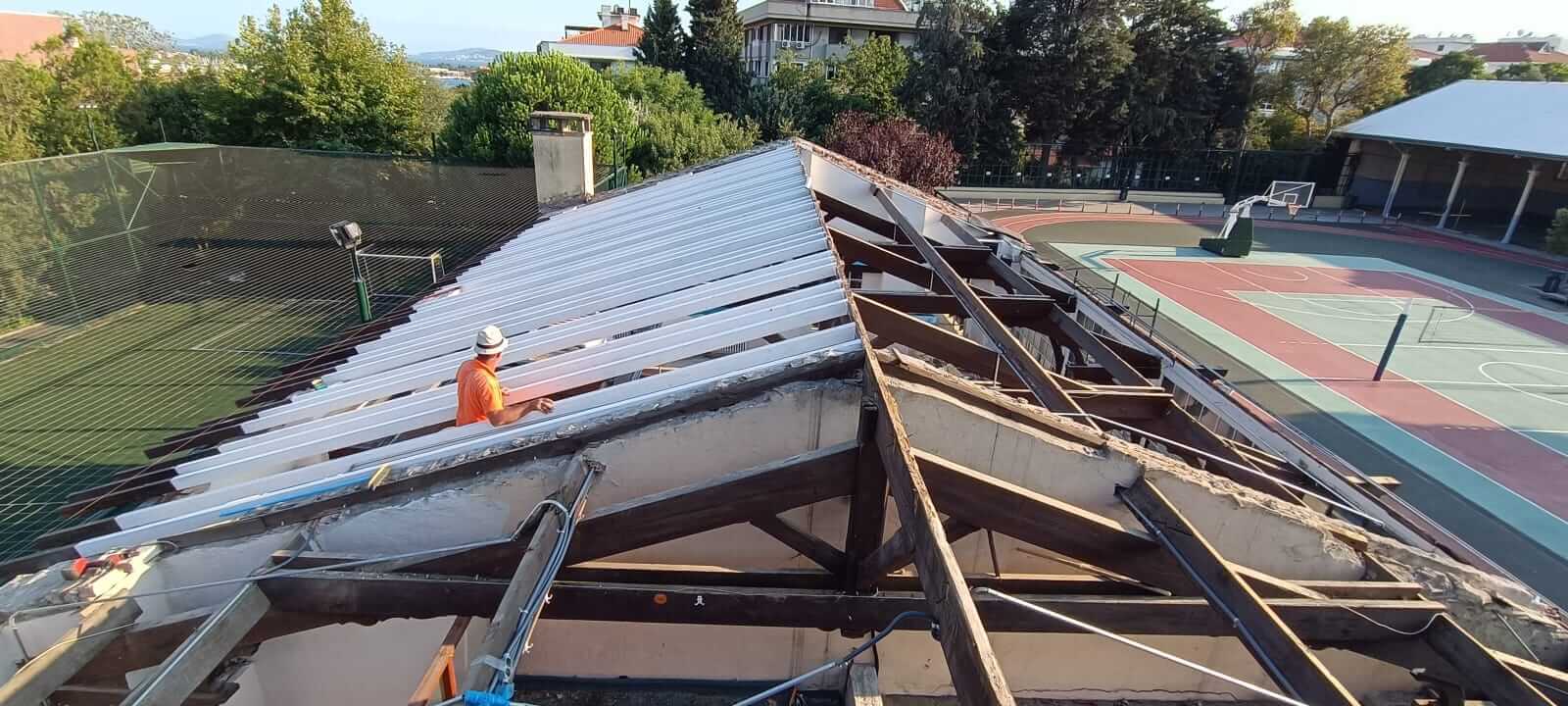 Saint Joseph Fransız Lisesi Çatı Projesi