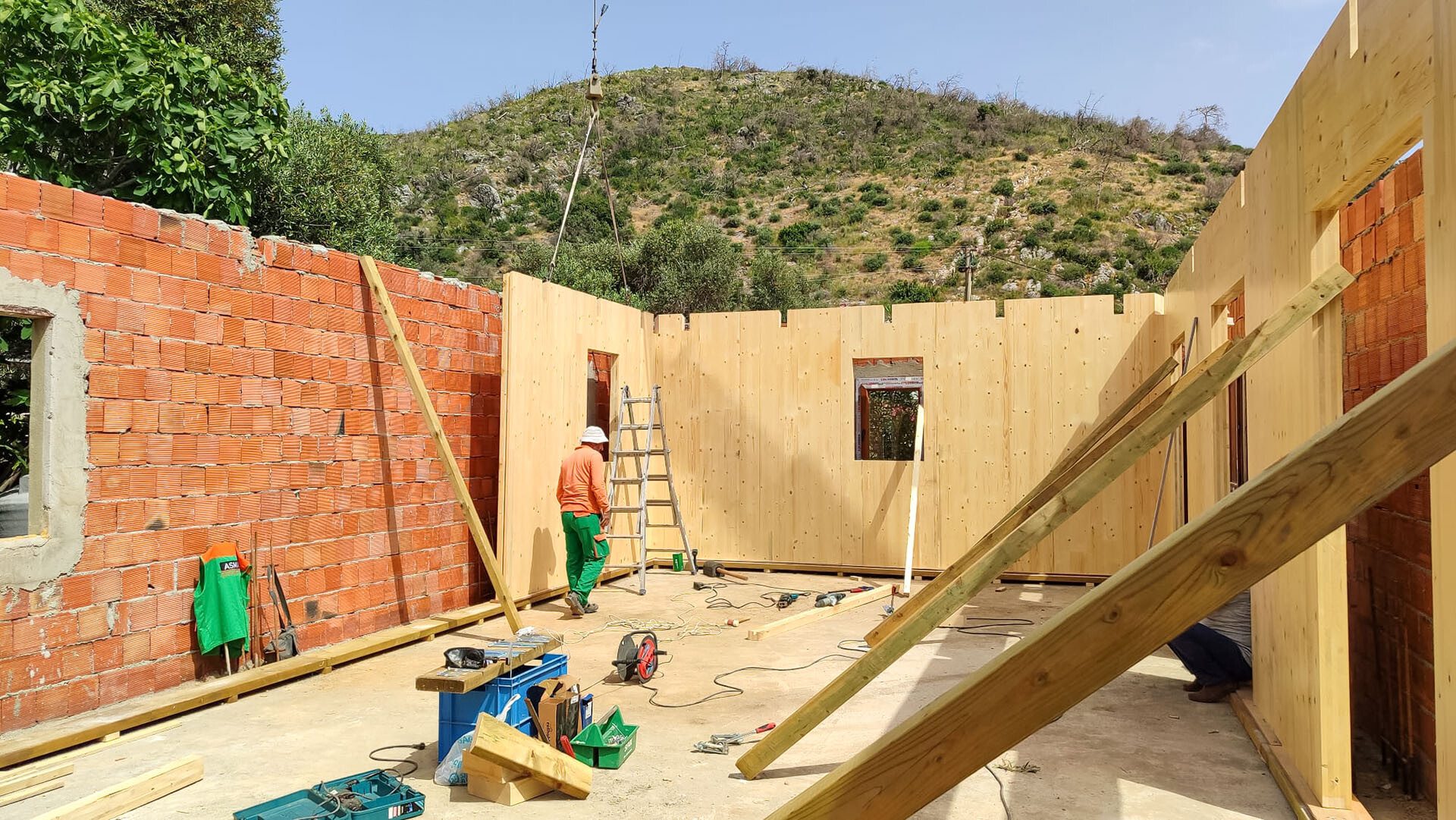 Bodrum Çökertme CLT Konut