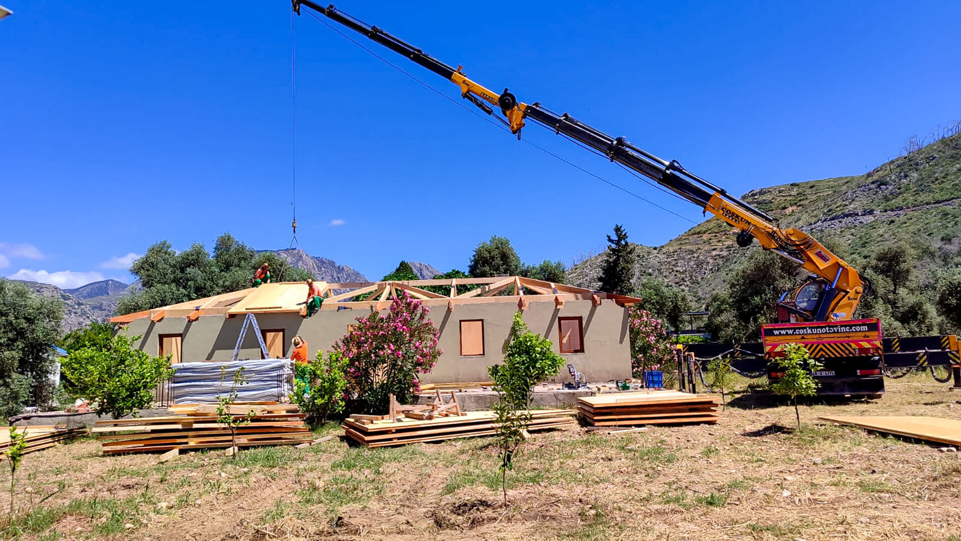 Bodrum Çökertme CLT Konut