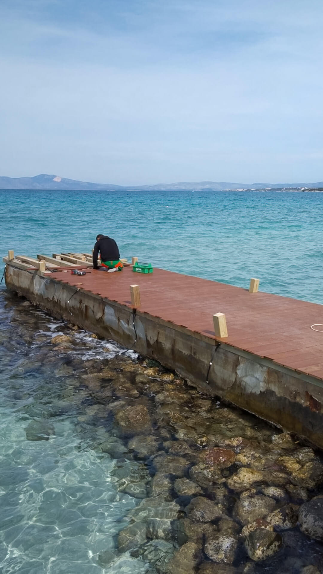 İzmir Çeşme İş Bankası Dinlenme Tesisleri Bambudeck Uygulaması