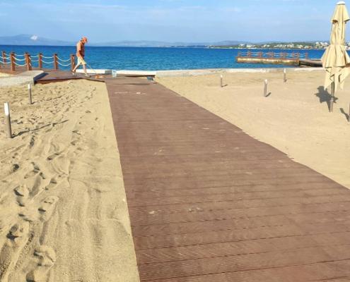 İzmir Çeşme İş Bankası Dinlenme Tesisleri Bambudeck Uygulaması