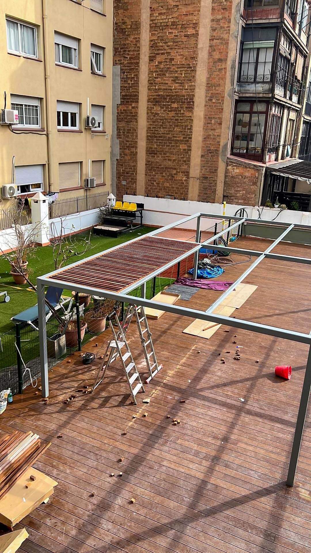 Barselona Teras – Pergola ve Bambudeck Projesi
