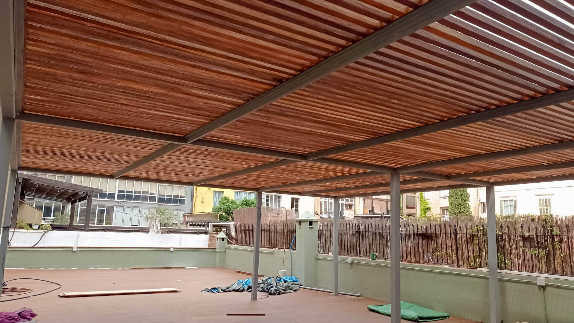 Barselona Teras – Pergola ve Bambudeck Projesi