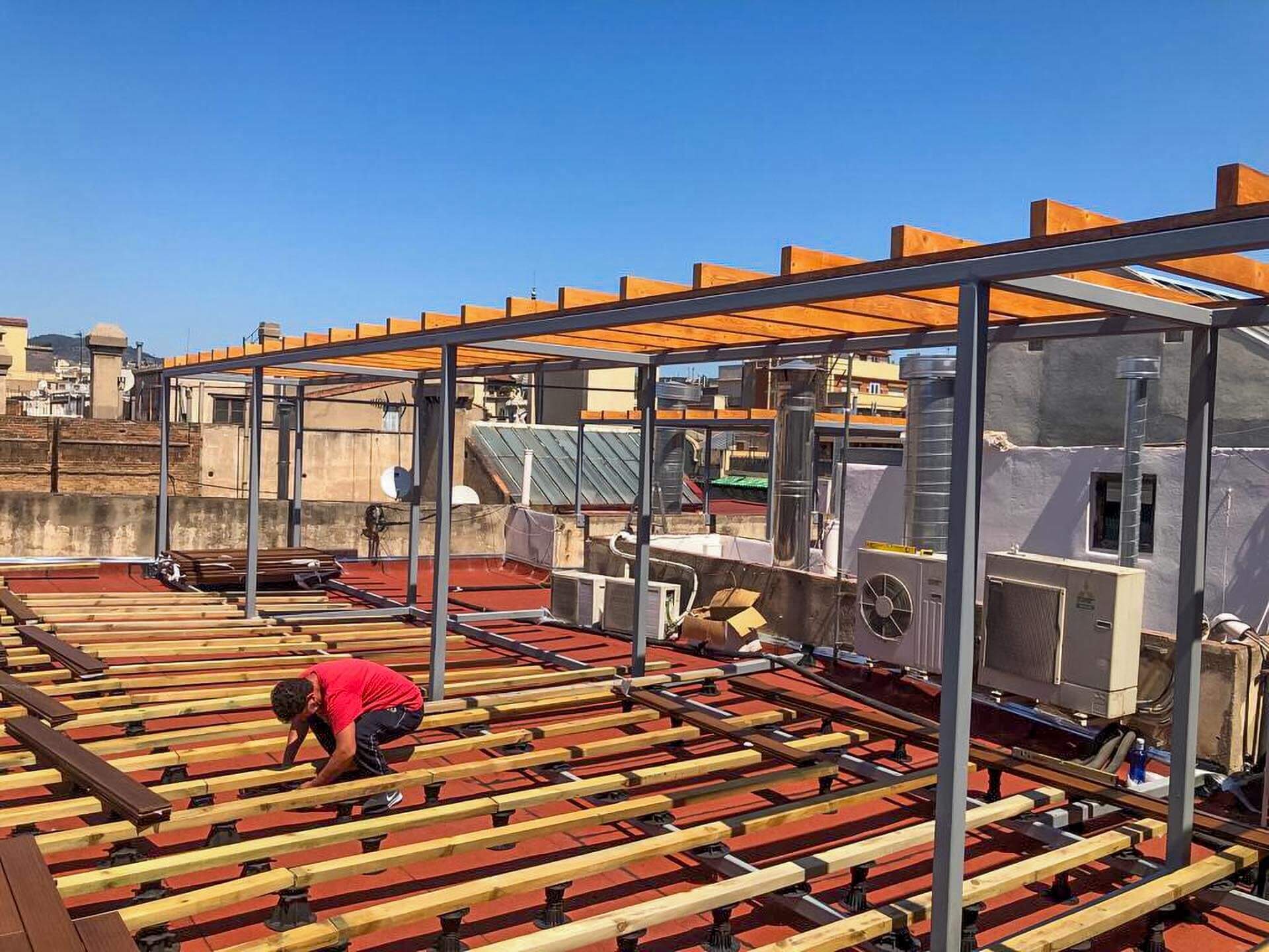 Barselona Teras – Pergola ve Bambudeck Projesi