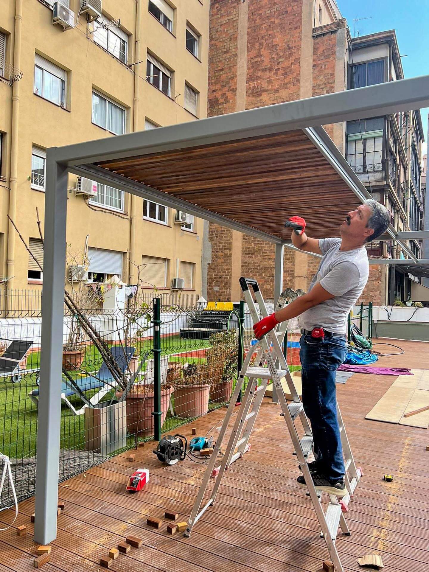 Barselona Teras – Pergola ve Bambudeck Projesi