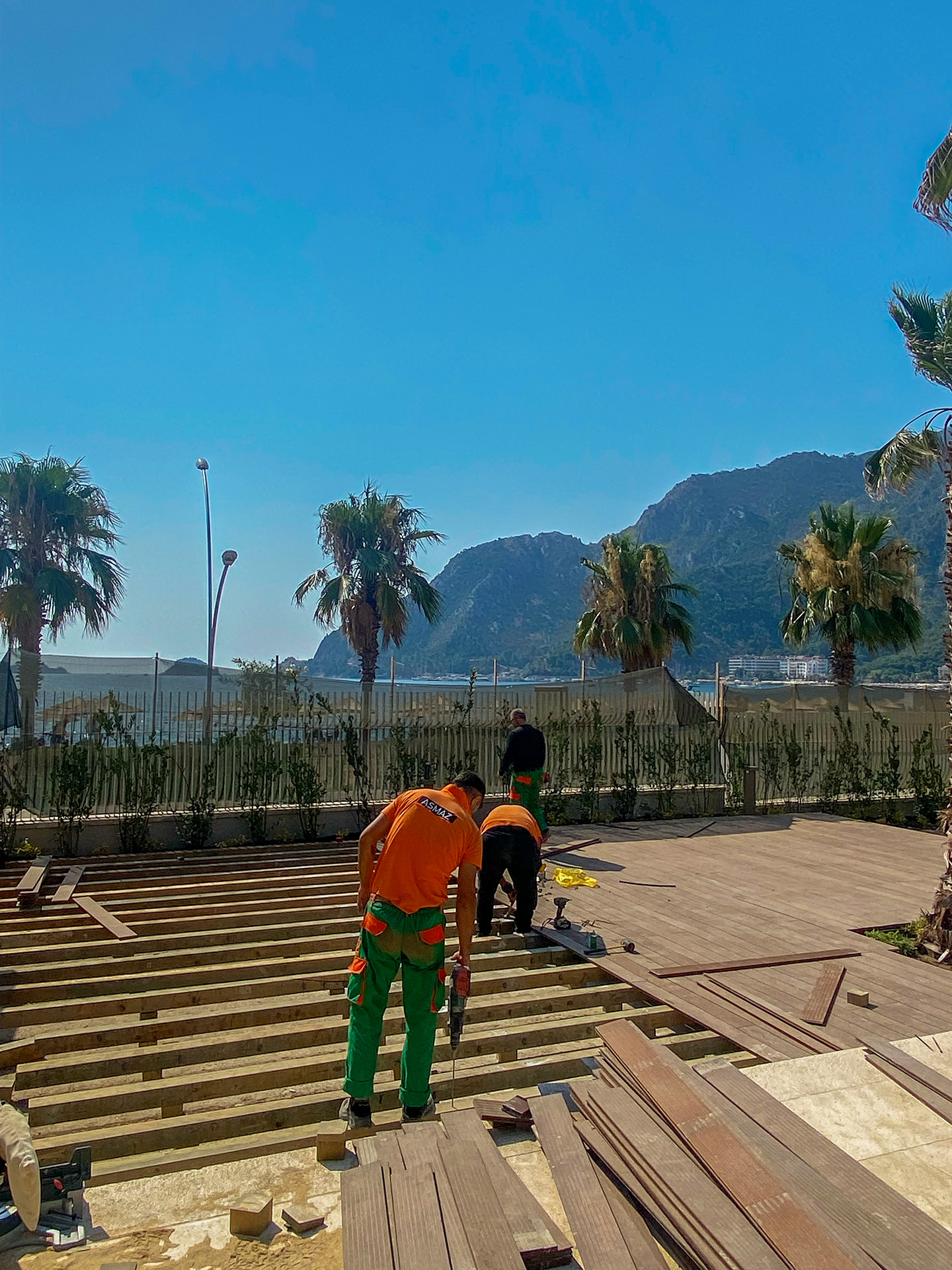 İş Bankası Eğitim ve Dinlenme Tesisi - Bambudeck Zemin Döşemesi