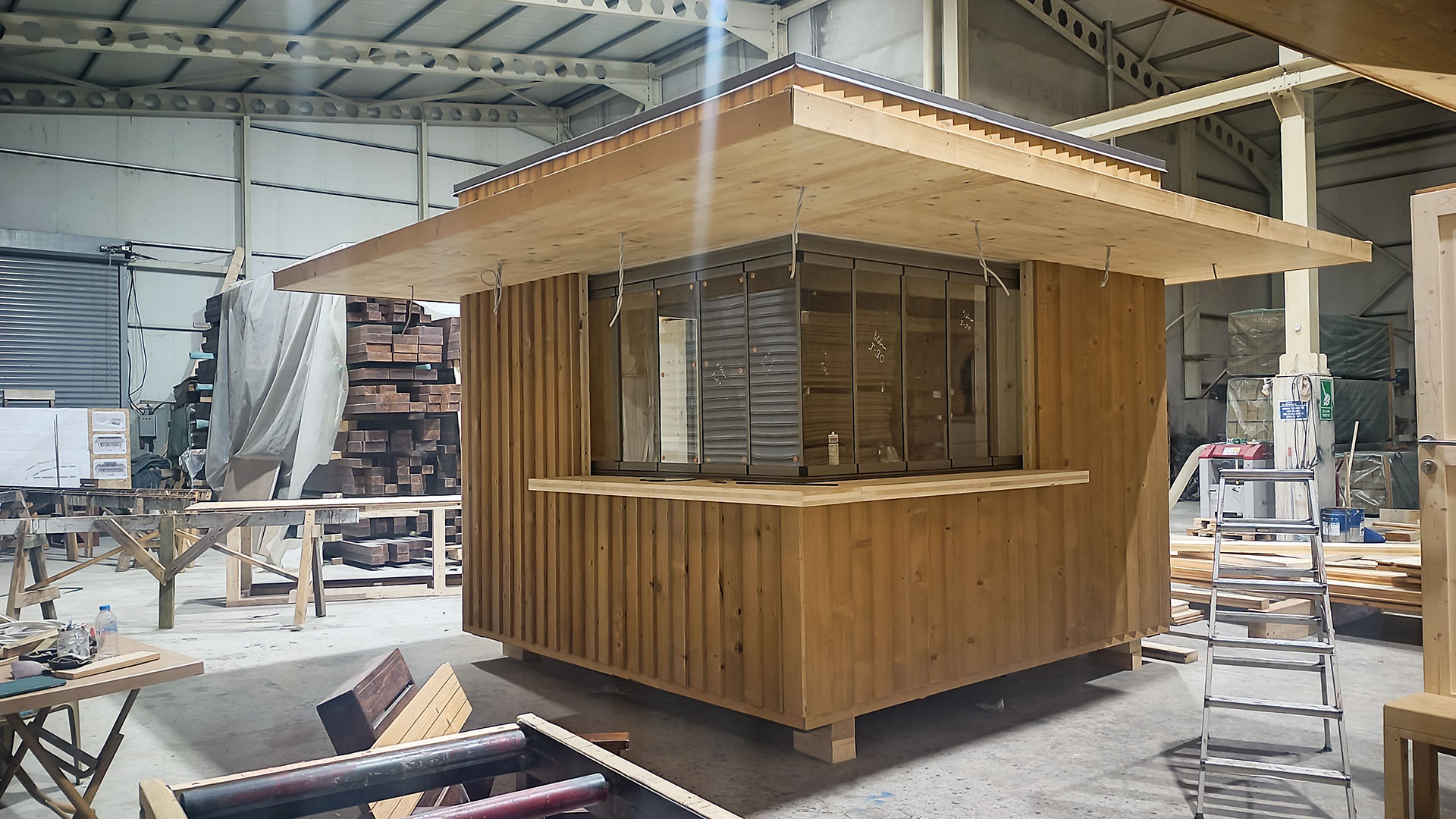 İş Bankası Eğitim ve Dinlenme Tesisi - Kiosk Strüktürleri