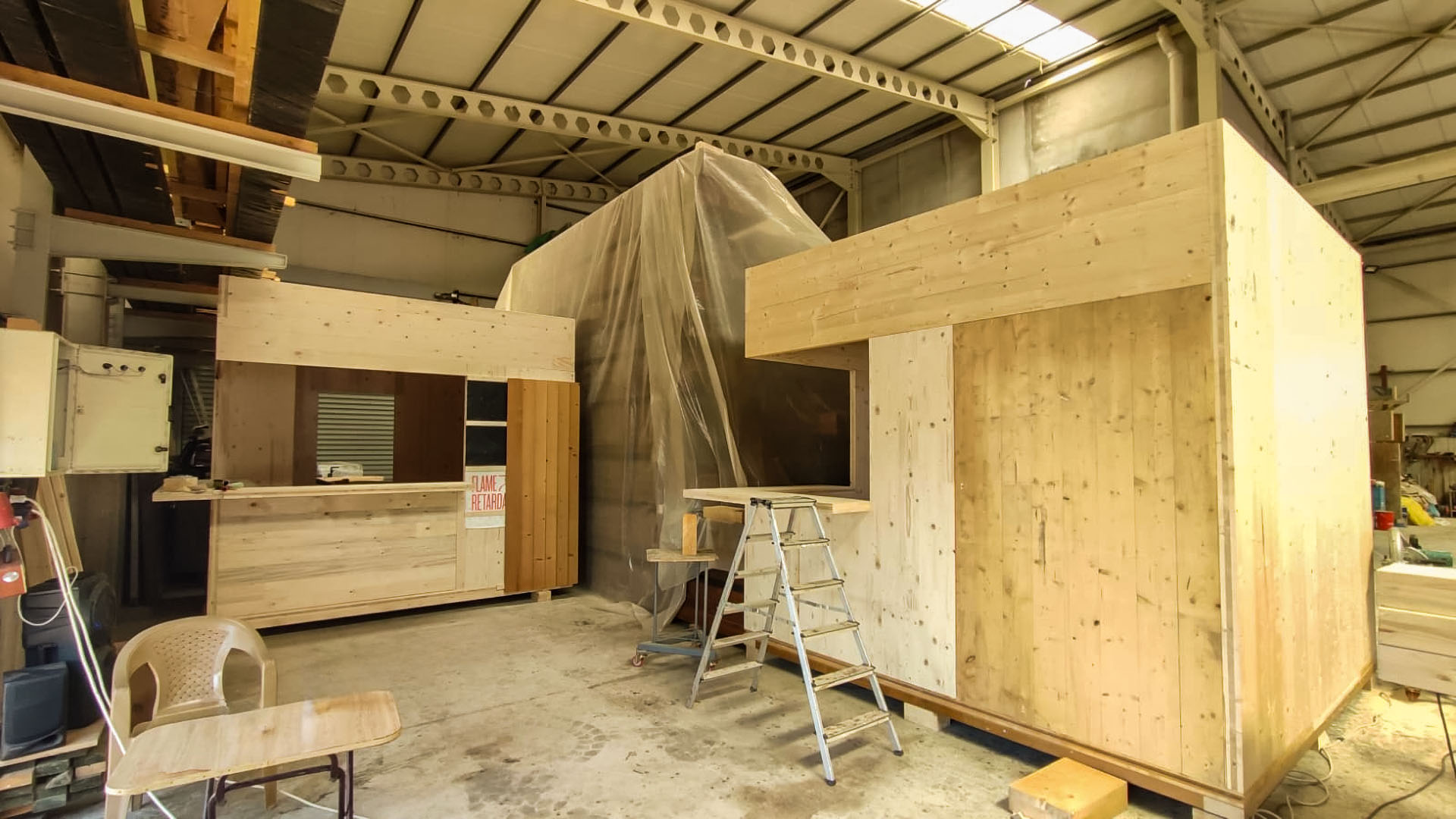 İş Bankası Eğitim ve Dinlenme Tesisi - Kiosk Strüktürleri