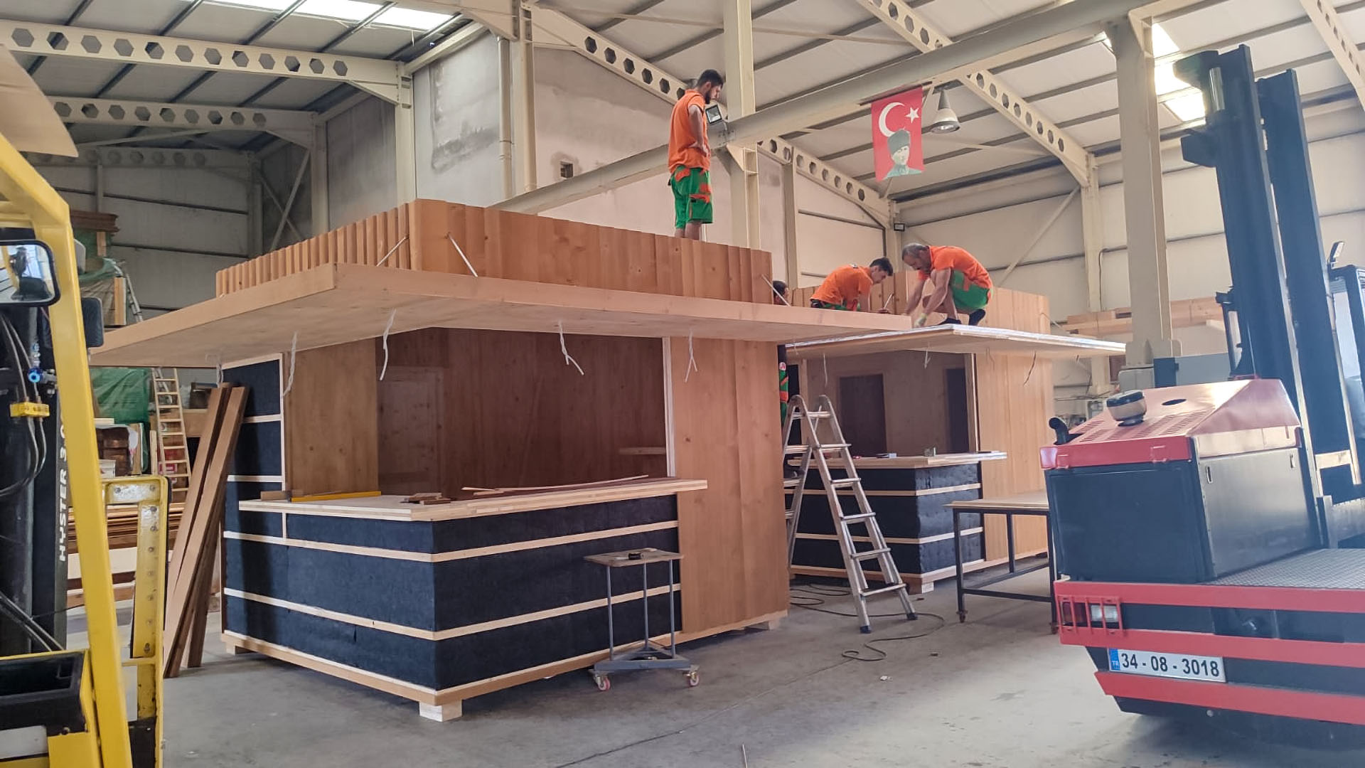 İş Bankası Eğitim ve Dinlenme Tesisi - Kiosk Strüktürleri