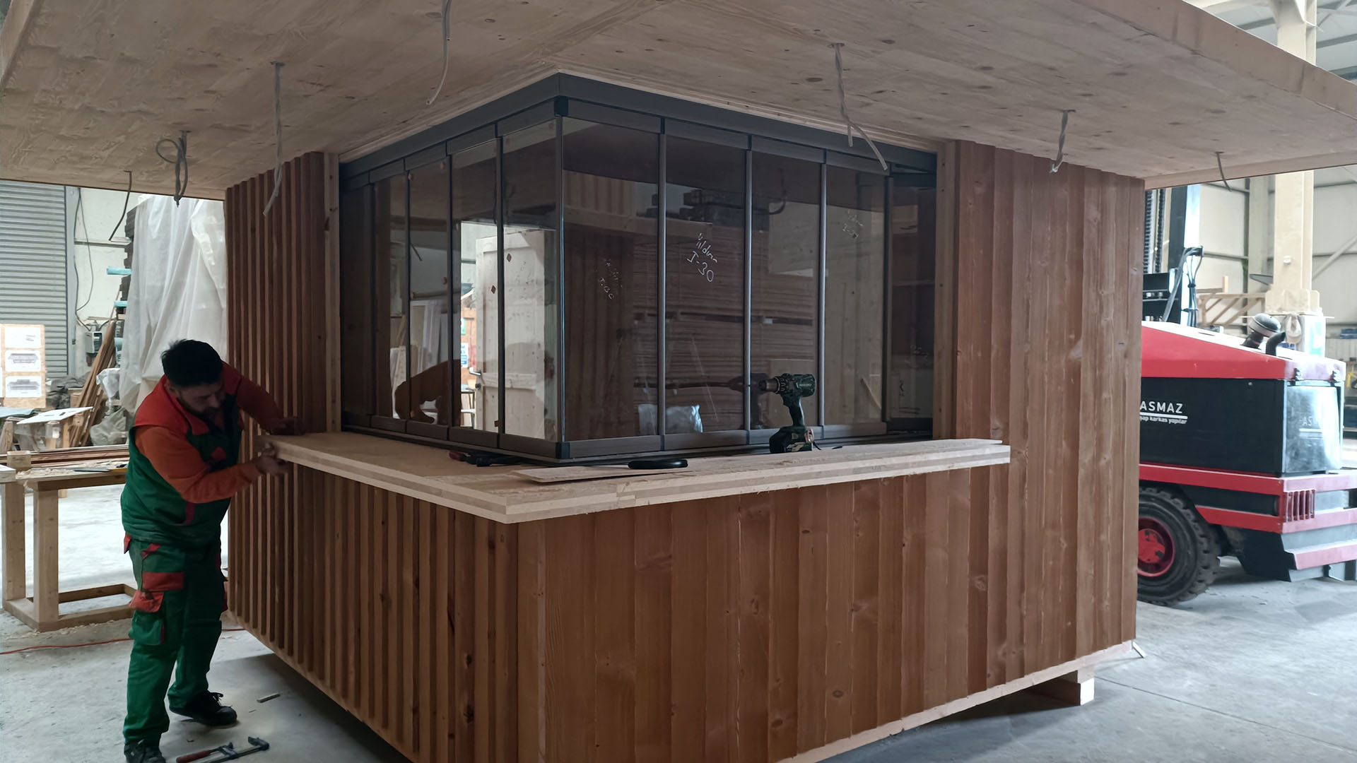 İş Bankası Eğitim ve Dinlenme Tesisi - Kiosk Strüktürleri